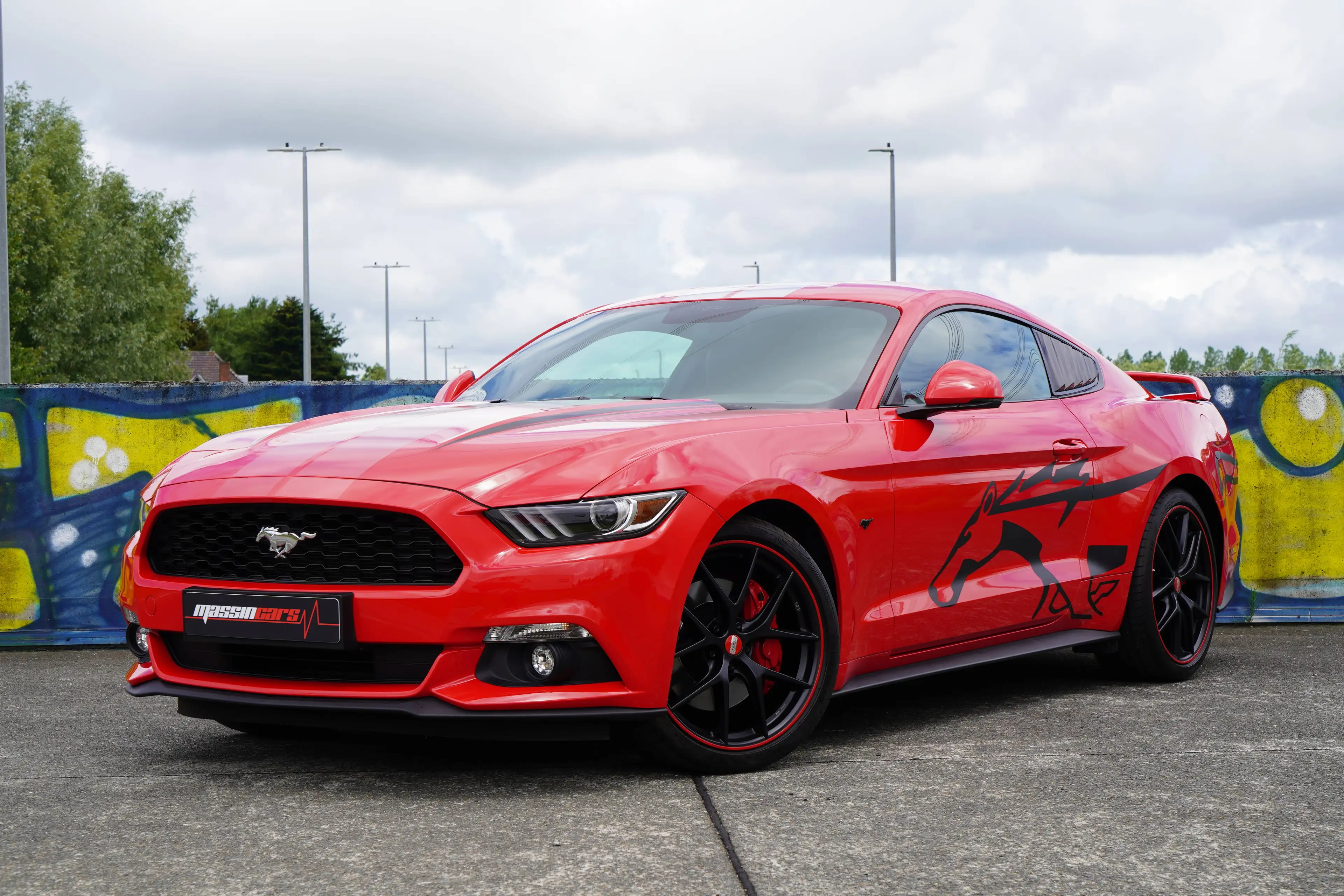 Ford Mustang 2.3 EcoBoost | Unieke Uitvoering! | Race Red | 25dkm! — photo 2