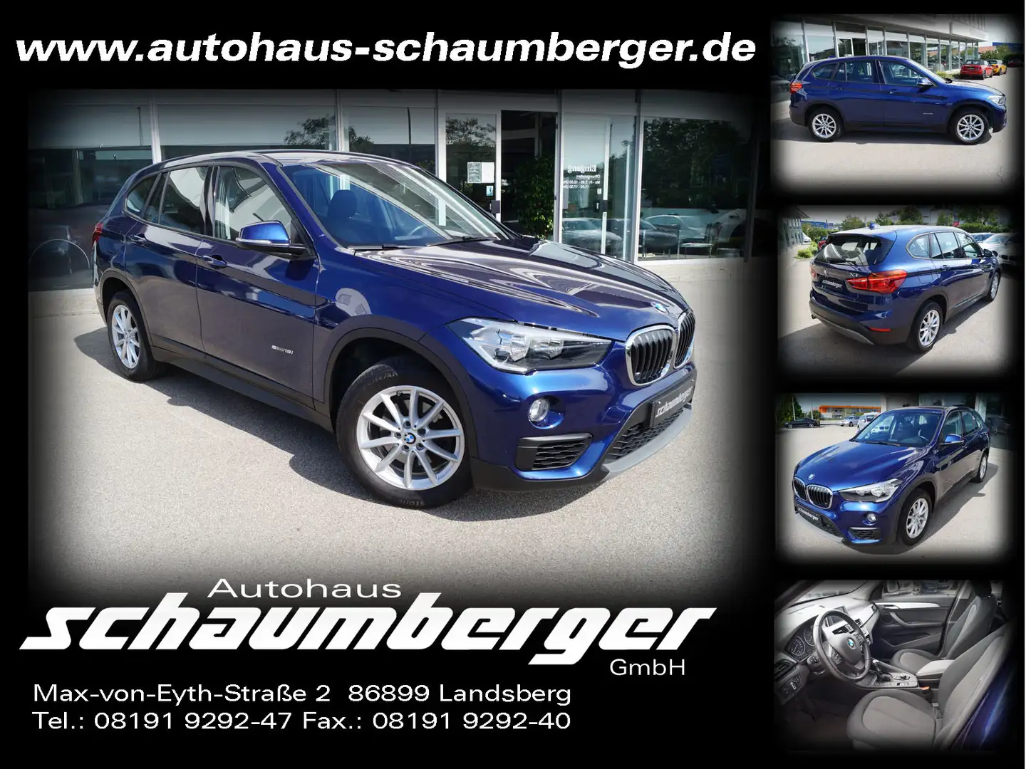 BMW X1 sDrive18i Advantage Blau - 1
