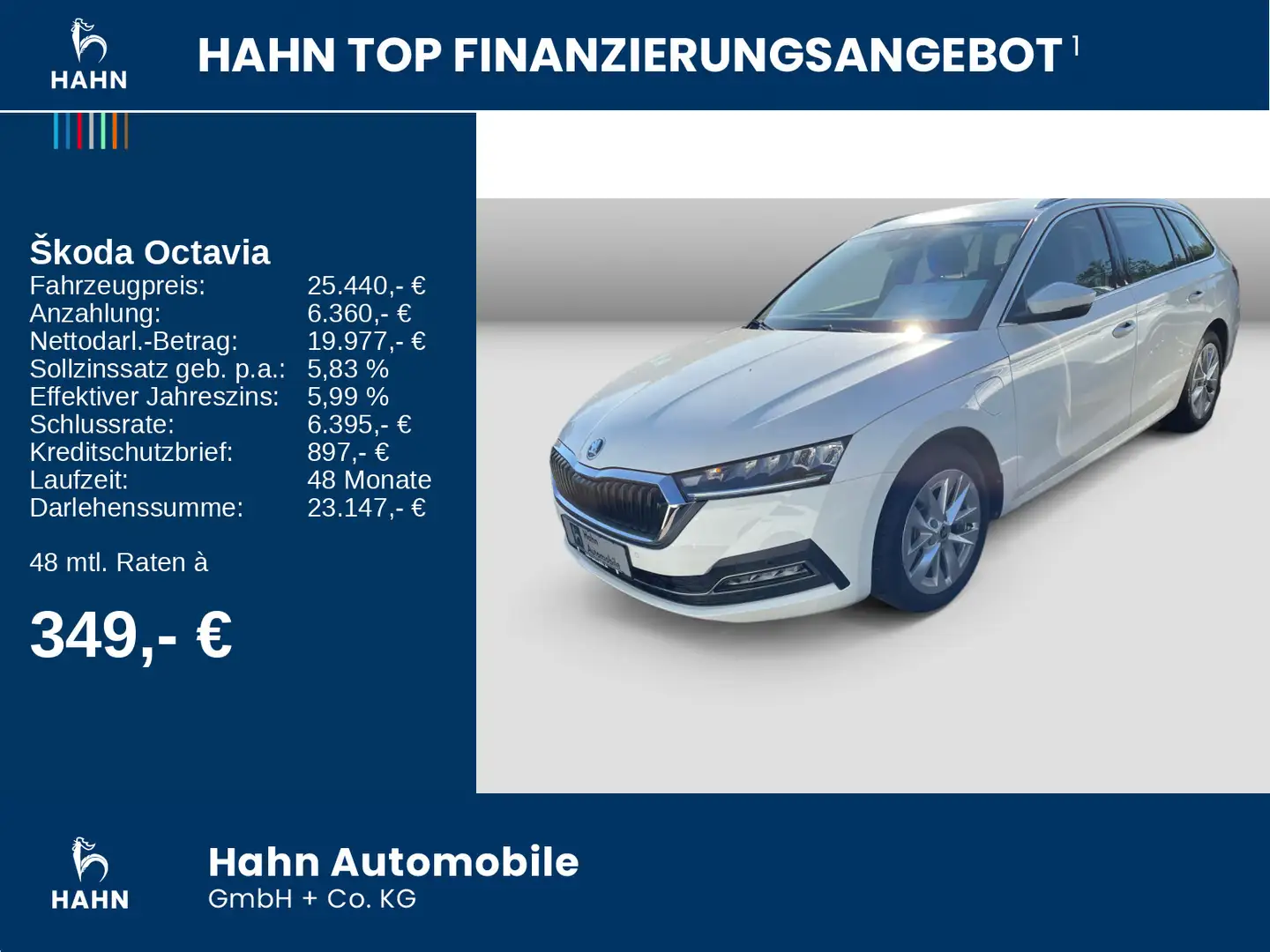 Skoda Octavia Combi Style 1.4TSI iV DSG LED AHK Navi Weiß - 2