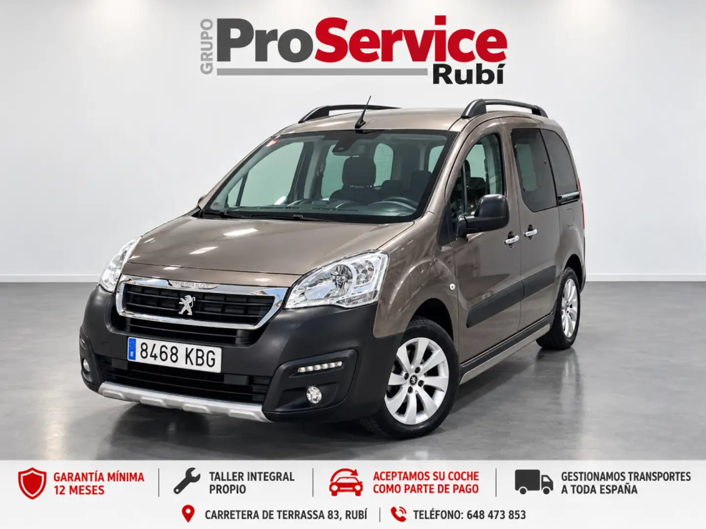 Peugeot Partner Tepee 1.6BlueHDI Outdoor 100 Marrón - 1