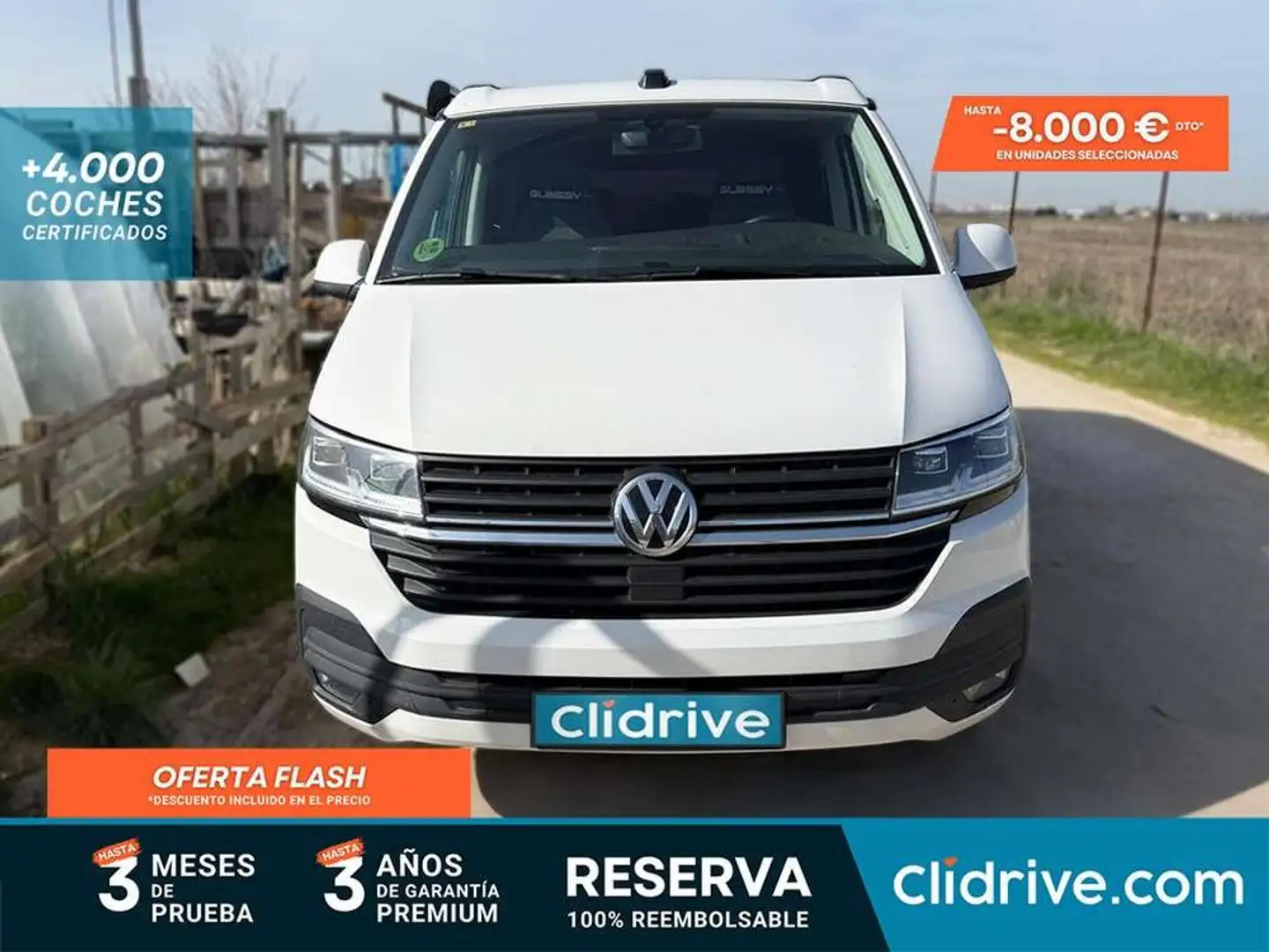 Volkswagen T6 California 2.0TDI BMT Beach Tour DSG 110kW Blanco - 1