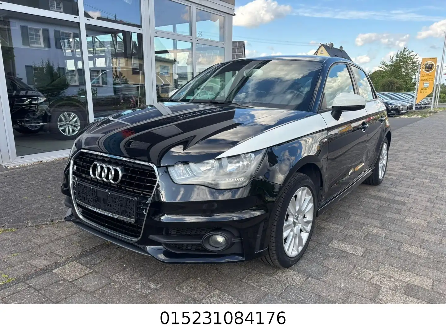Audi A1 Sportback Exterieur-Paket S line+Teilleder+ Noir - 1