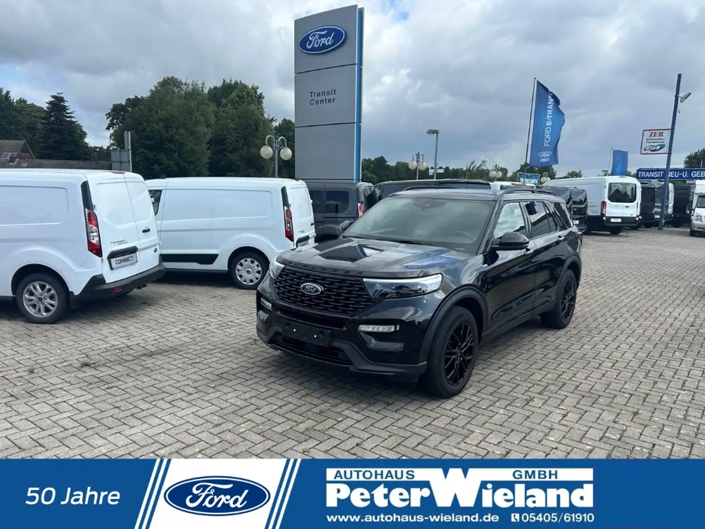 Ford Explorer ST-Line Plug-in-Hybrid 4x4 3.0 EcoBoost EU6d 7-Sit Schwarz - 1
