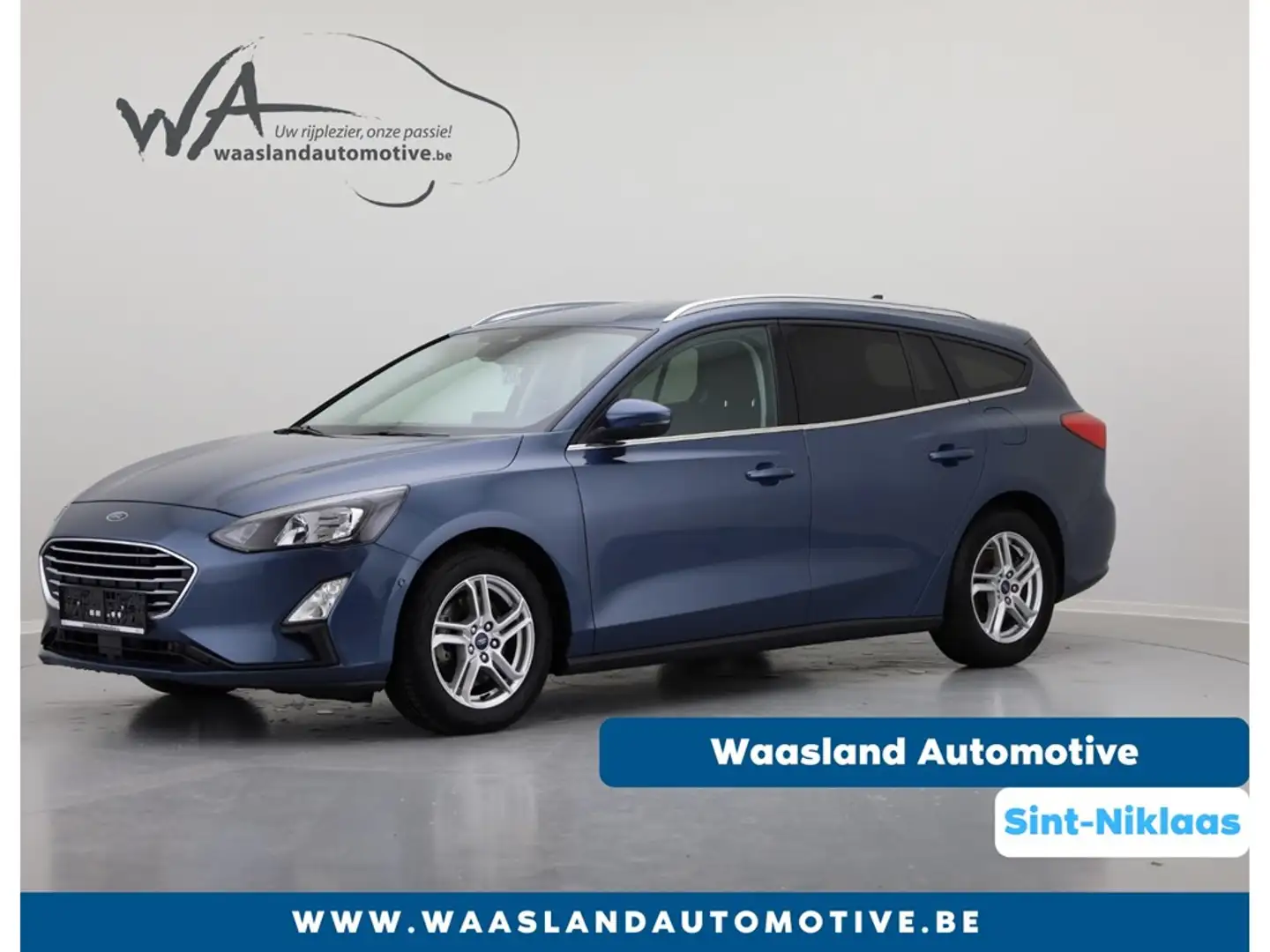 Ford Focus Connected - 1.5 TDCI 120pk - € 19.990,00 !! Bleu - 1