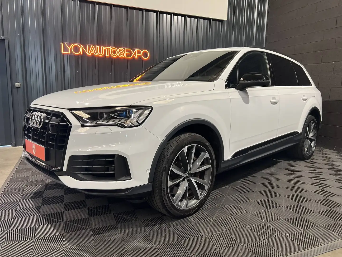 Audi Q7 II 55 TFSI e 380ch S line quattro Tiptronic 5 plac Blanc - 1