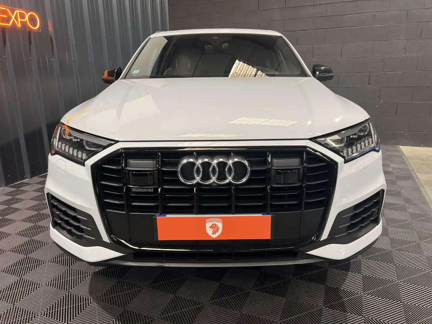 Audi Q7 II 55 TFSI e 380ch S line quattro Tiptronic 5 plac Blanc - 2