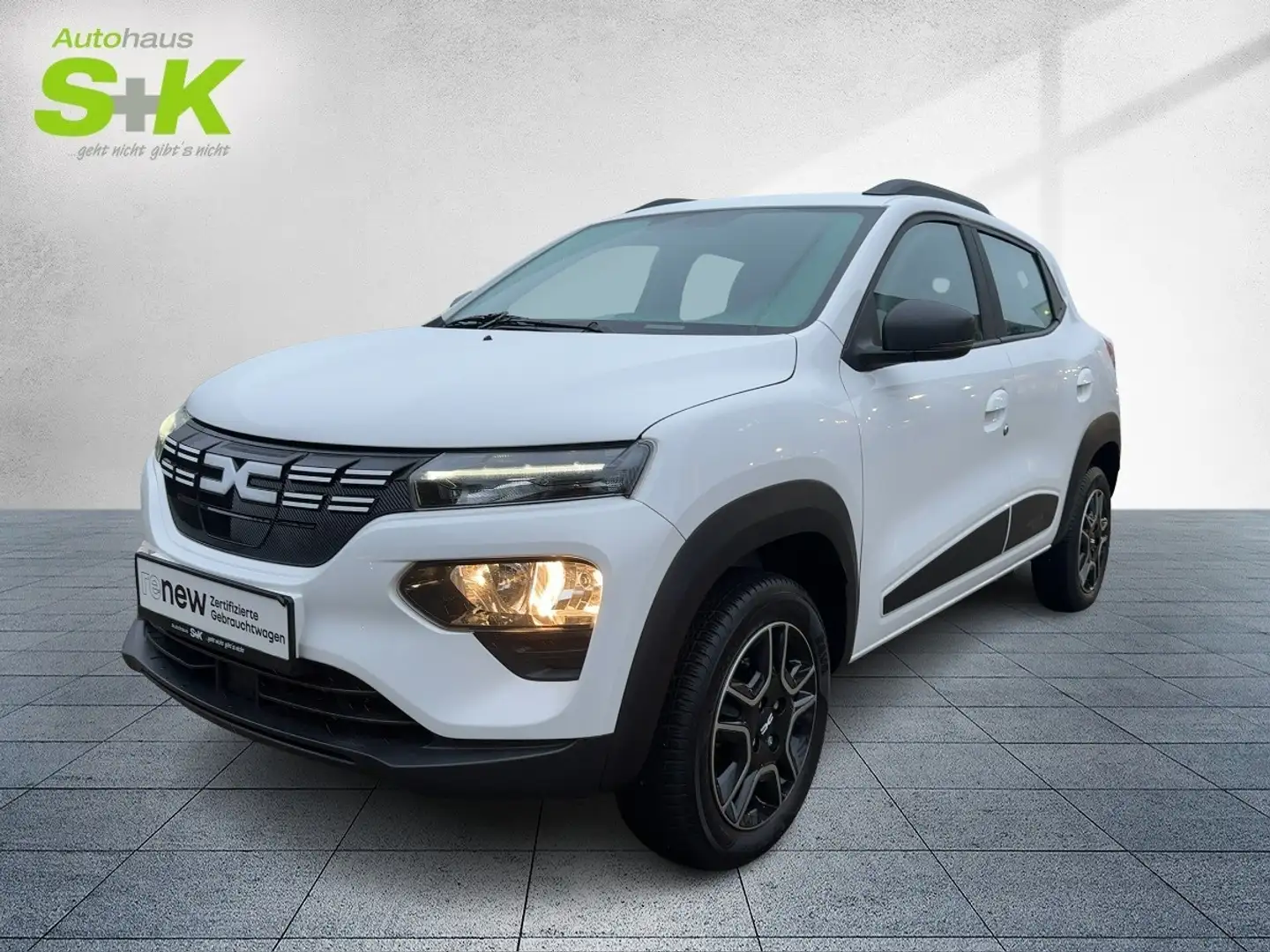Dacia Spring Essential ELECTRIC 45 *KLIMA*DAB*FSE*USB* Blanc - 1