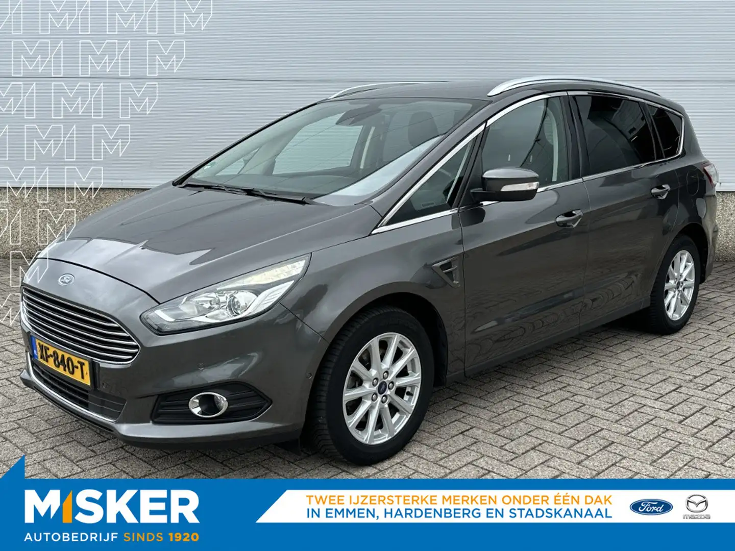 Ford S-Max 1.5 TITANTIUM, TREKHAAK, 7 PERSOONS, WINTER PACK, Grijs - 1