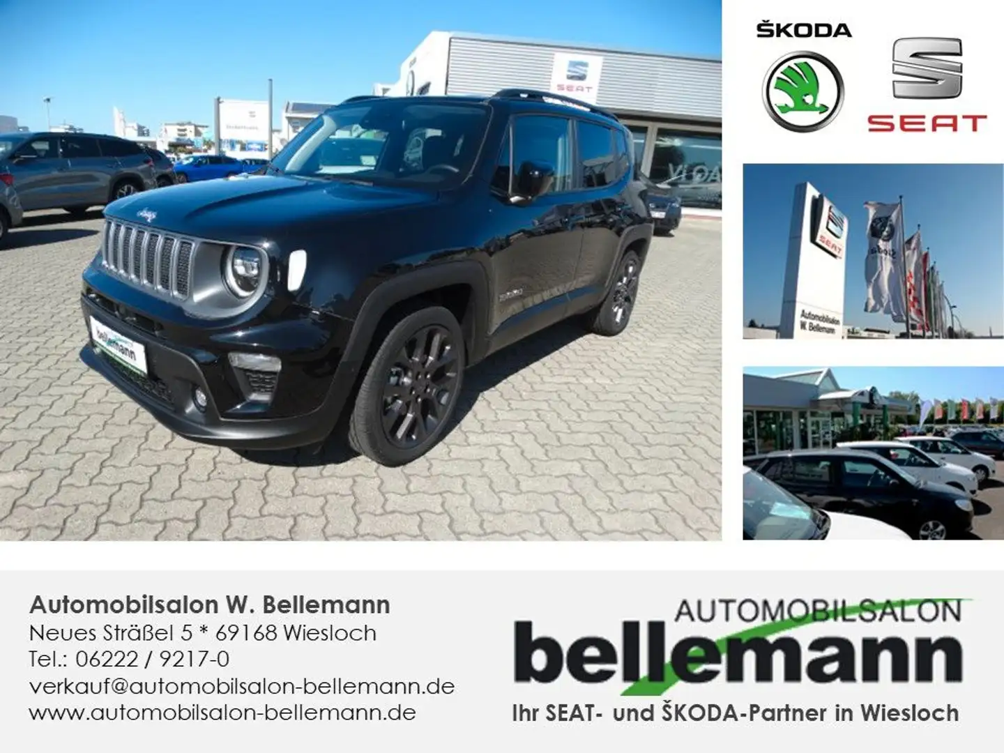 Jeep Renegade Longitude 1.5 DTC 130 PS Tageszulassung Schwarz - 1