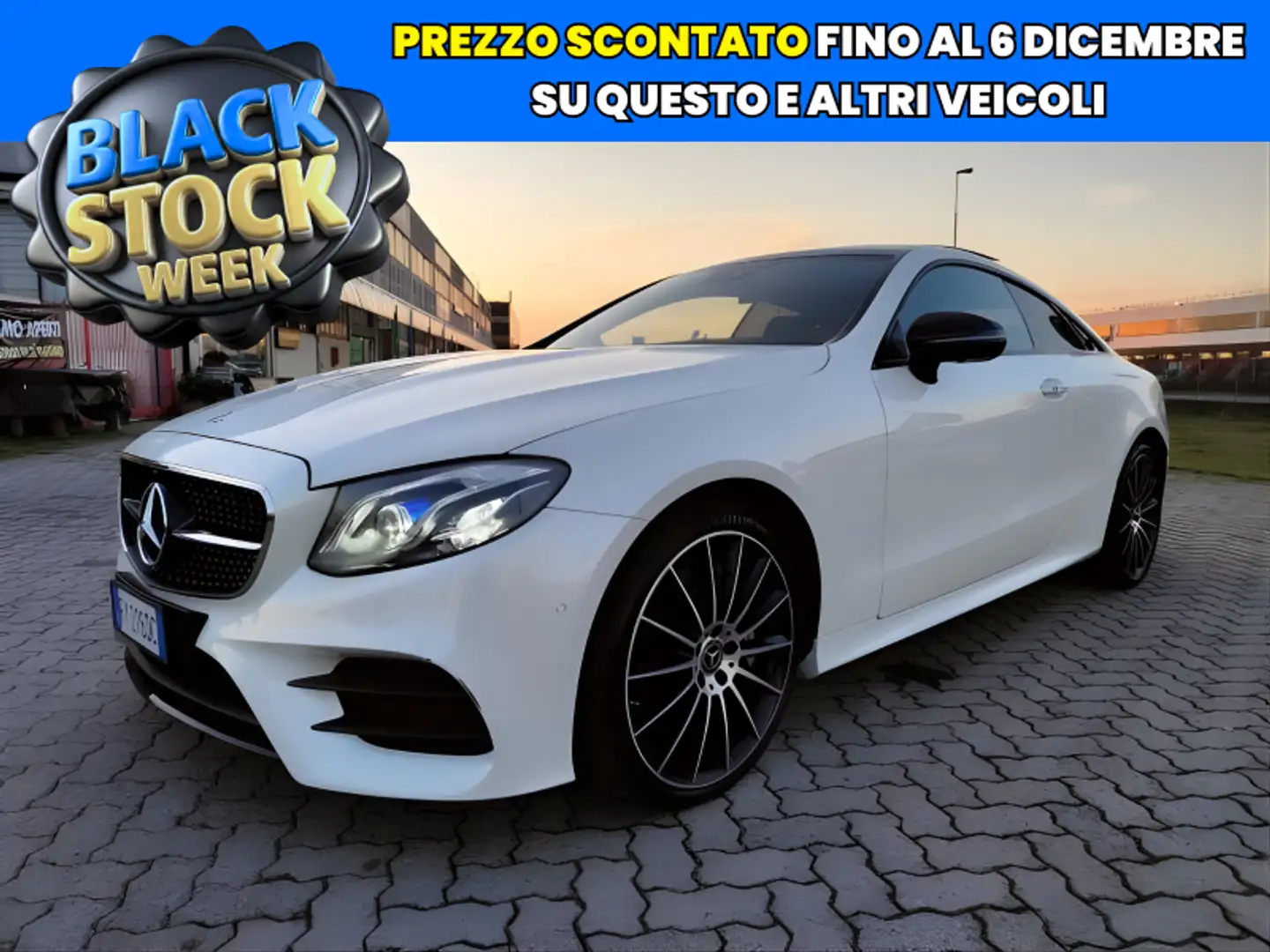 Mercedes-Benz E 450 4Matic Premium AMG Tetto Pelle 5.000km REALI PROMO Bianco - 1