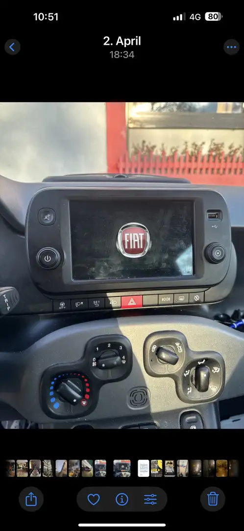 Fiat New Panda City hybrid Wit - 2