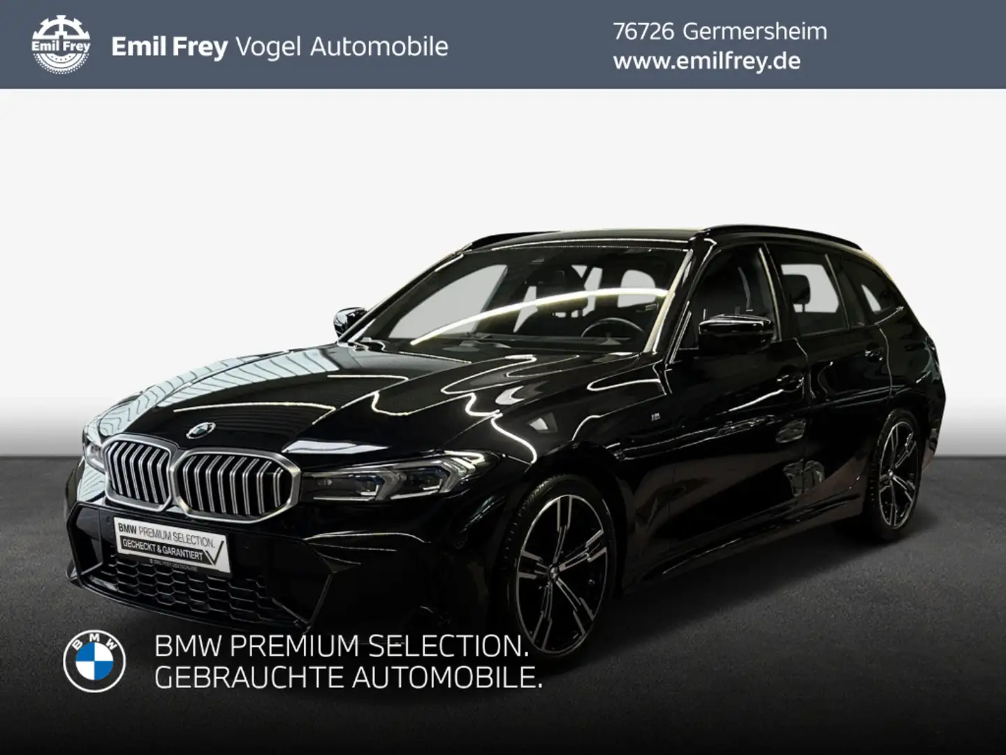 BMW 318 i Touring Aut. Schwarz - 1
