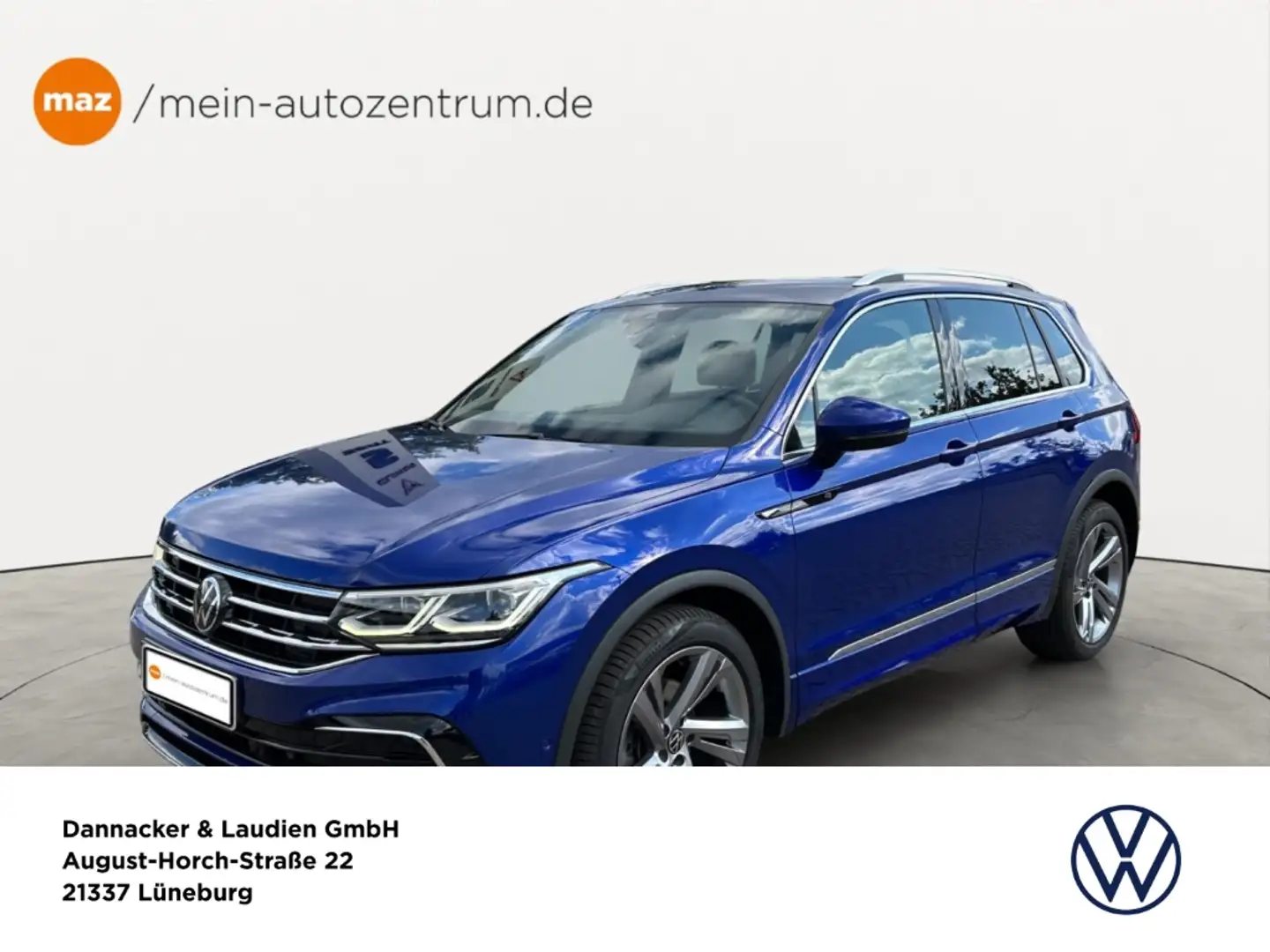 Volkswagen Tiguan 2.0 TDI R-Line Alu Matrix-LED AHK ACC Navi Standh. Blau - 1