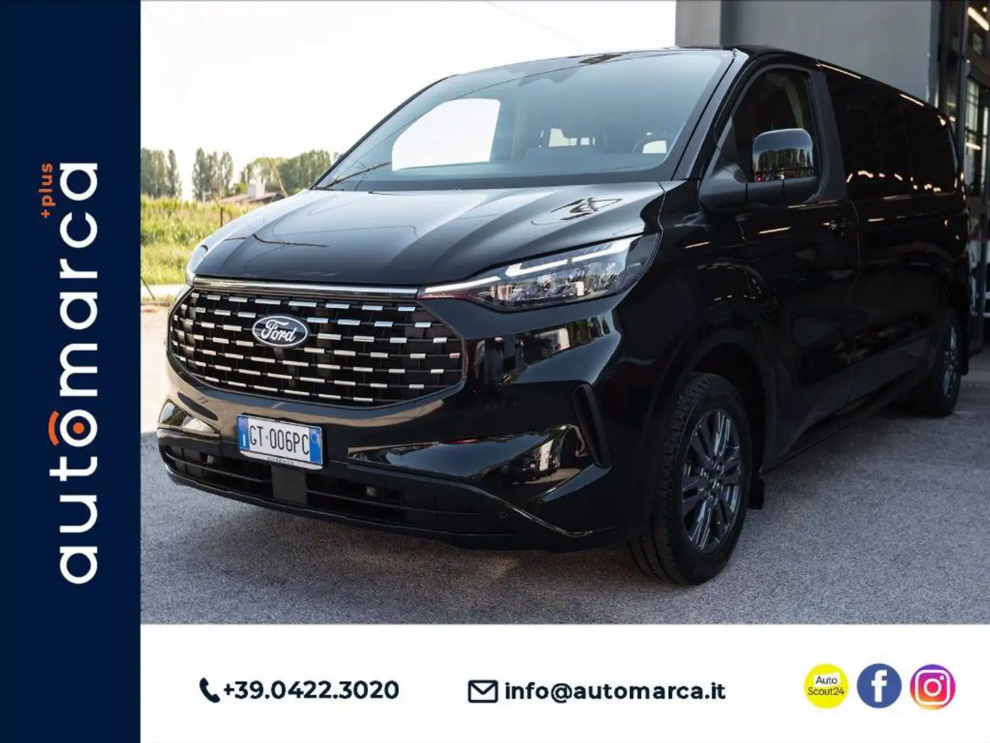 Ford Tourneo Custom V710 320 2.0 ecoblue 170cv Titanium L2H1 A8 Schwarz - 1