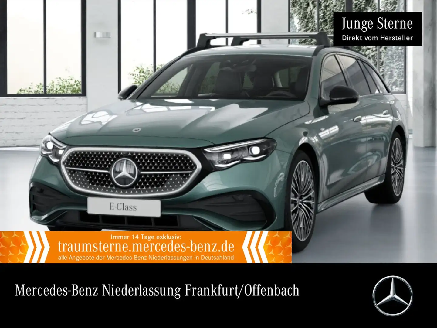 Mercedes-Benz E 300 de T 4M Hybrid AMG Fahrass 360° Burmester 9G Silber - 1