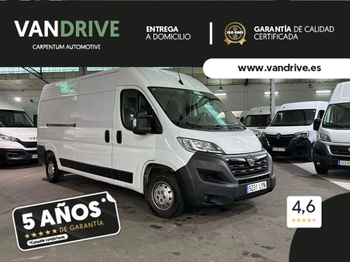 Opel Movano L3H2 2.2 140CV Blanc - 1