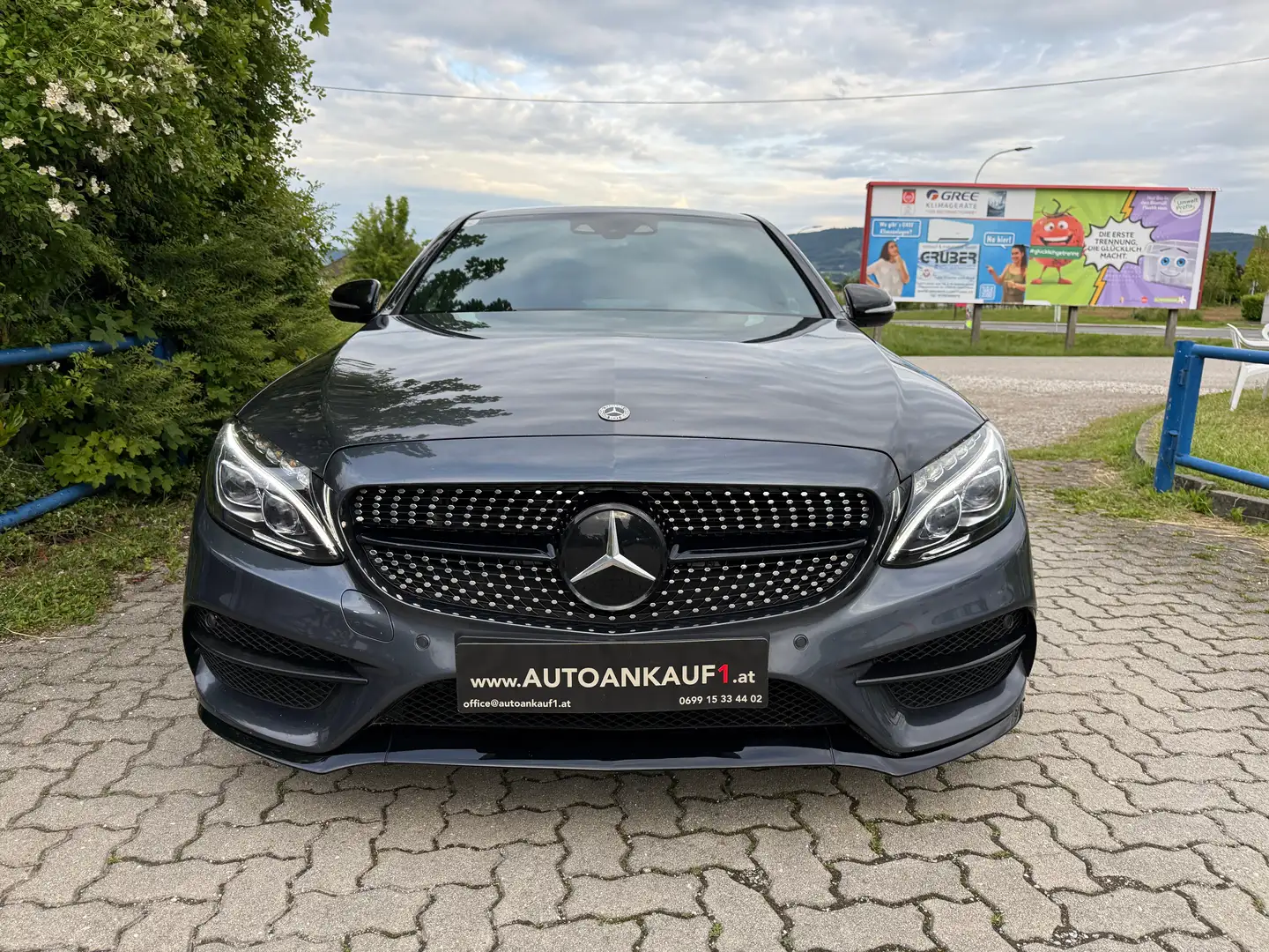 Mercedes-Benz C 220 BlueTEC AMG Line**HEAD UP**STERNE HIMMEL**LEDER** Grau - 1