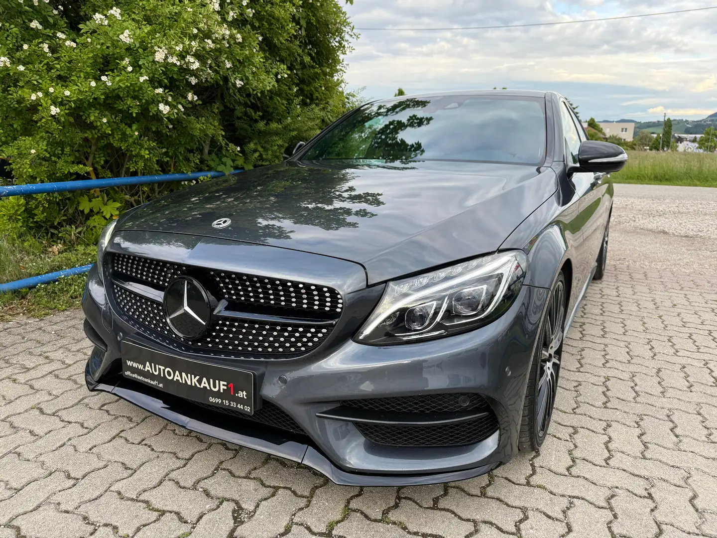 Mercedes-Benz C 220 BlueTEC AMG Line**HEAD UP**STERNE HIMMEL**LEDER** Grau - 2