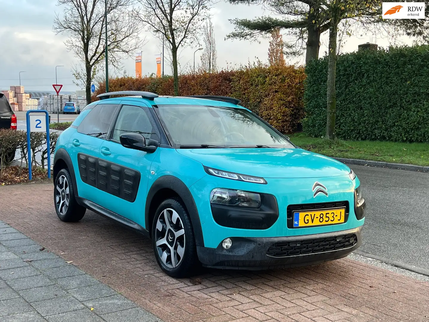 Citroen C4 Cactus 1.2 PureTech **PANO|AIRCO-CLIMA|| NETTE AUTO Blau - 1