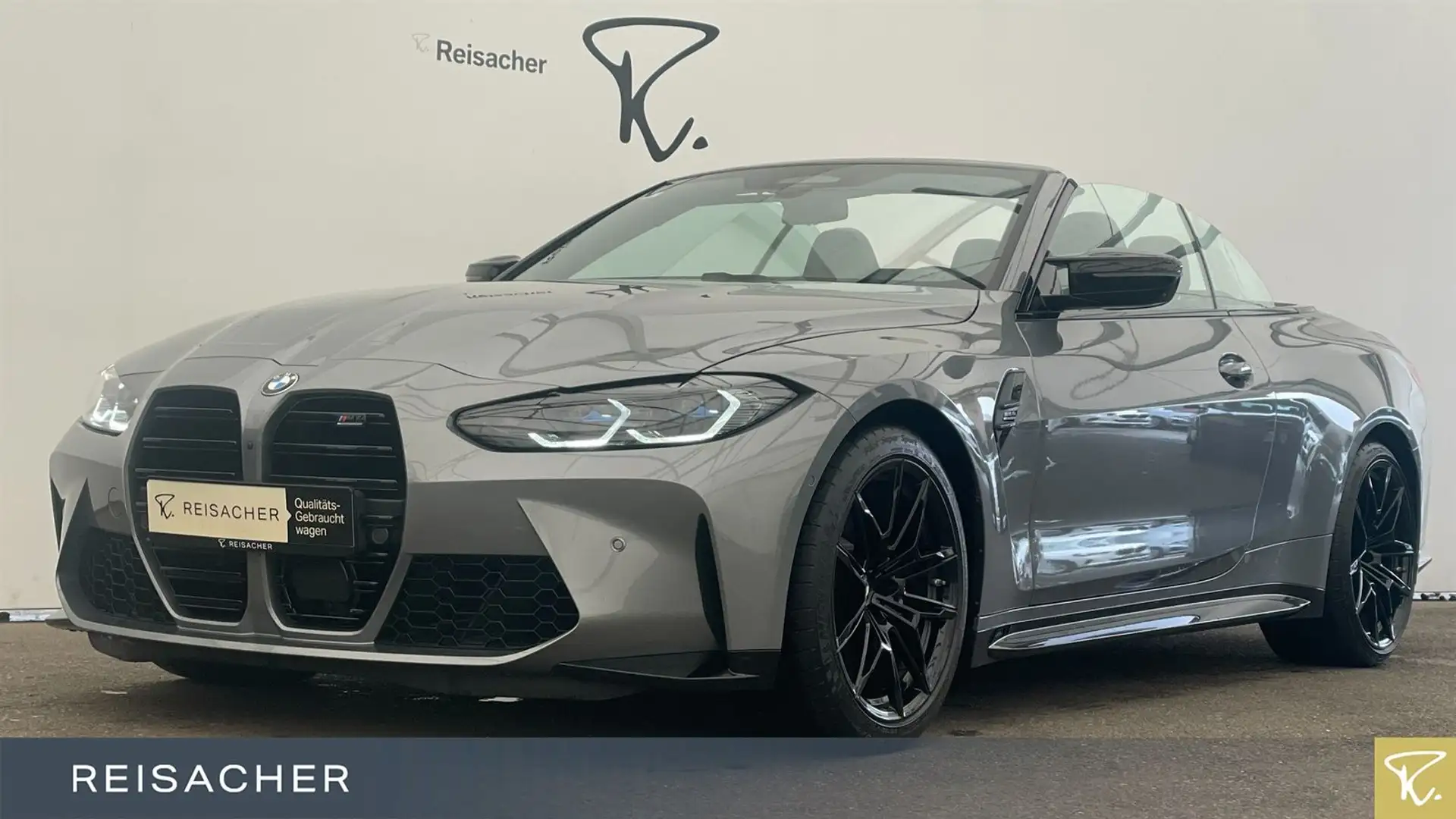BMW M4 A Comp Cabrio xDr Laser ACC HuD H&K 19/20" Grau - 1