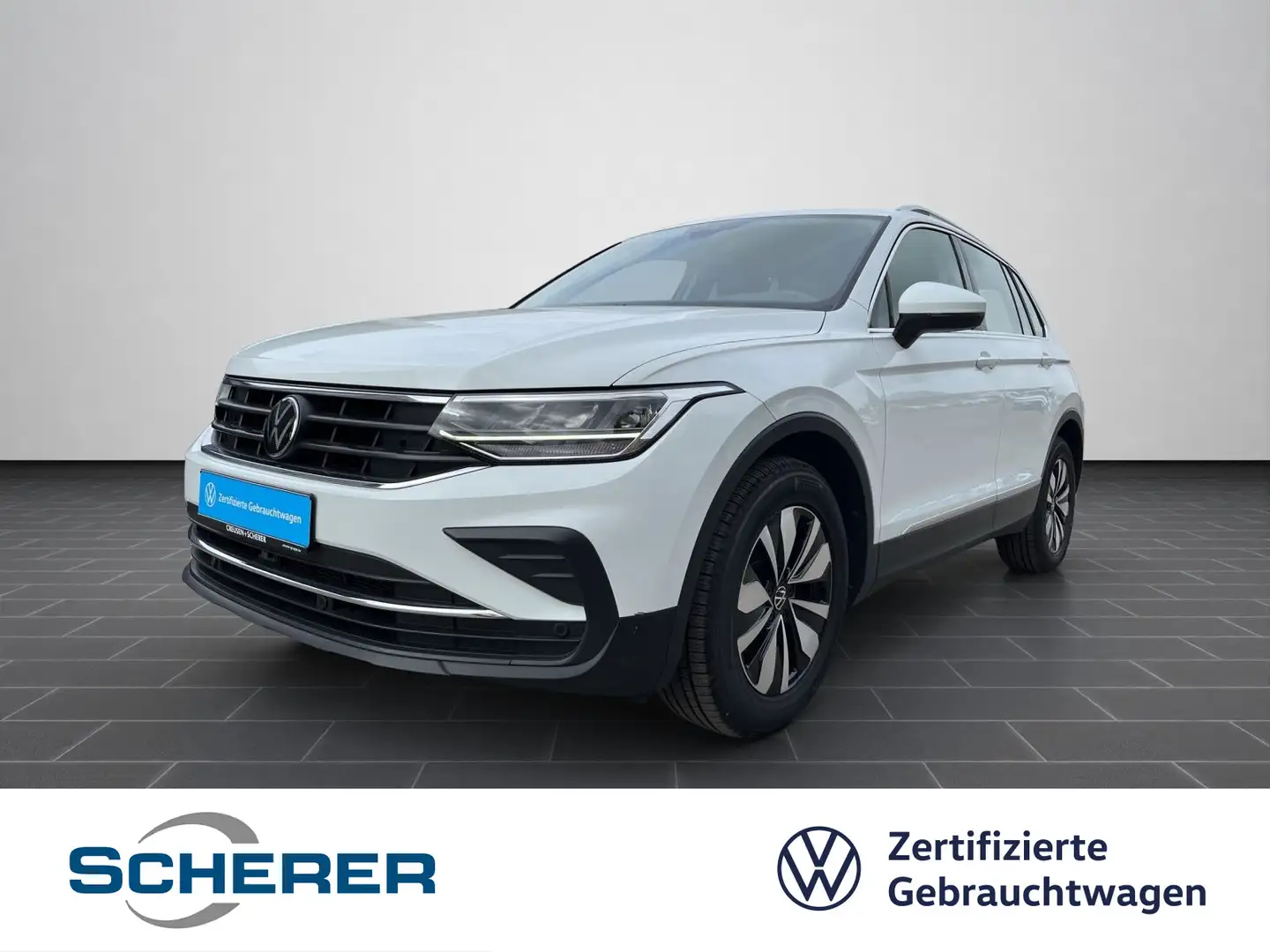 Volkswagen Tiguan 2.0 TDI DSG Life NAVI SHZ RFK AHK ACC Weiß - 1