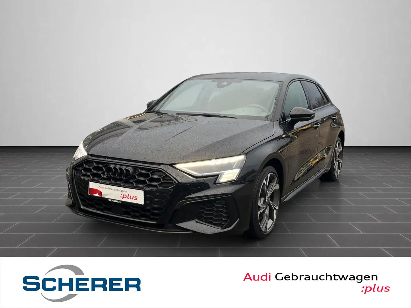 Audi A3 45 1.4 TFSIe 2x S line OPTIK SCHWA Nero - 1