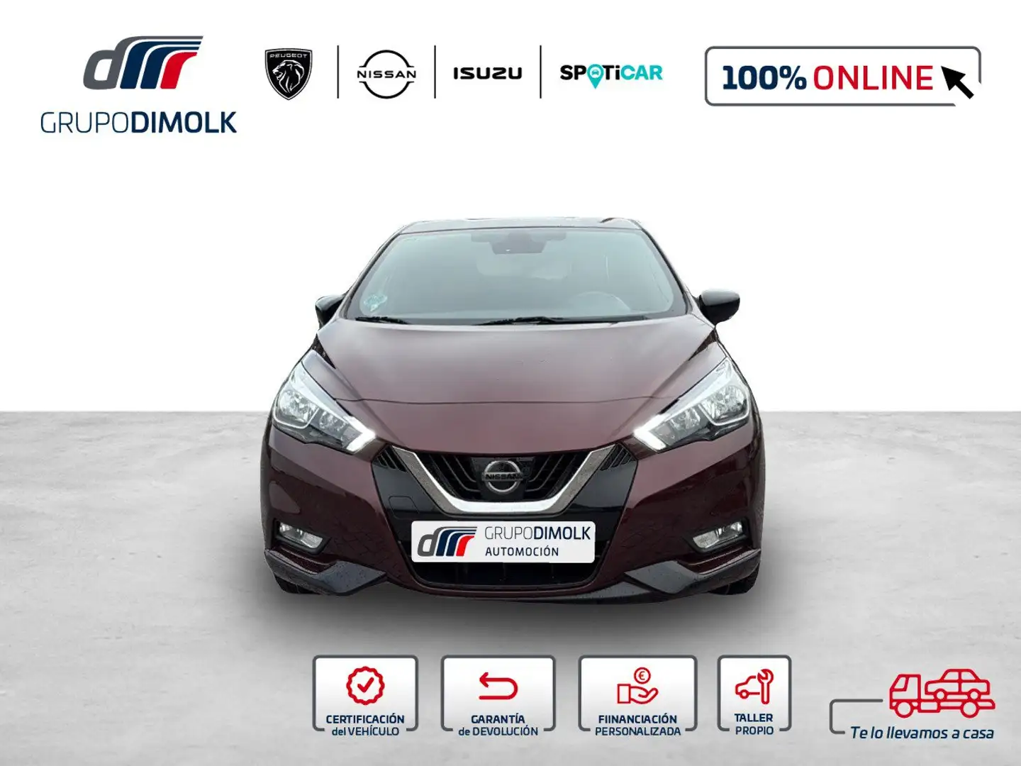 Nissan Micra IG-T N-Style Burgundy 100 Burdeos - 2