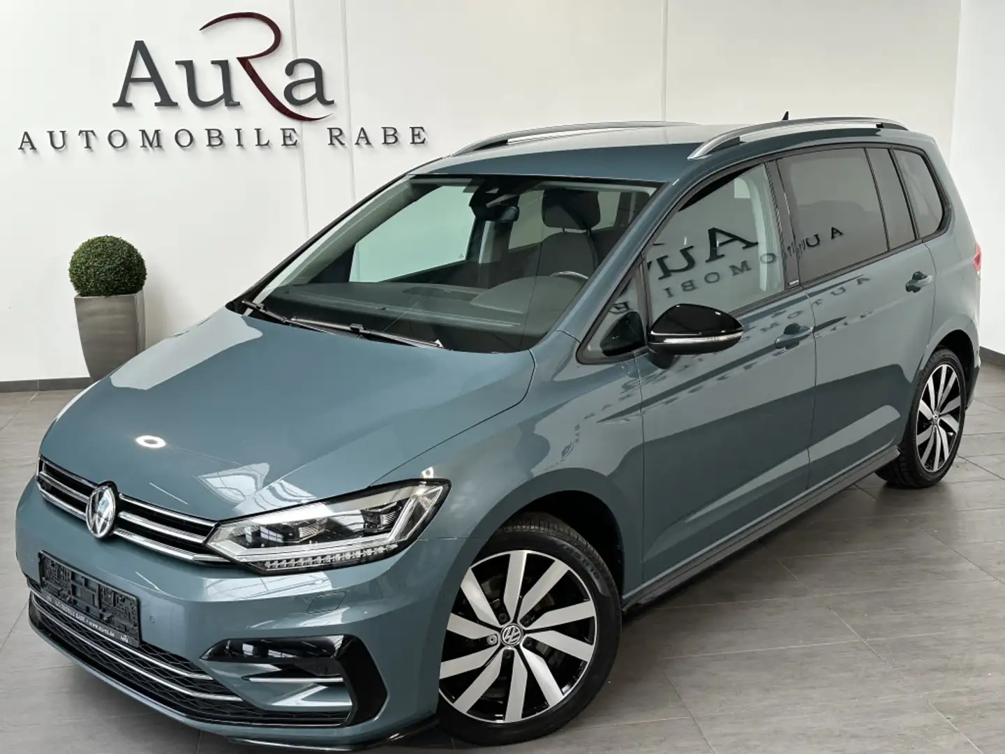 Volkswagen Touran 2.0 TDI 7-Sitzer R-Line NAV+LED+AHK+ACC Blau - 2
