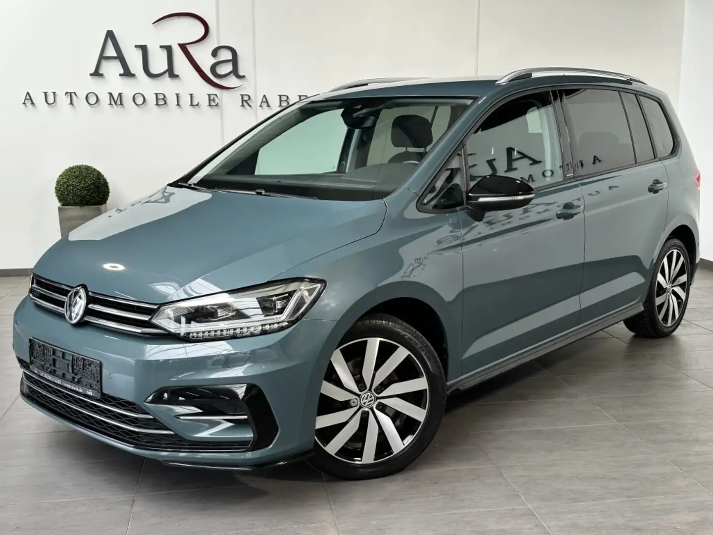 Volkswagen Touran 2.0 TDI 7-Sitzer R-Line NAV+LED+AHK+ACC Blau - 1