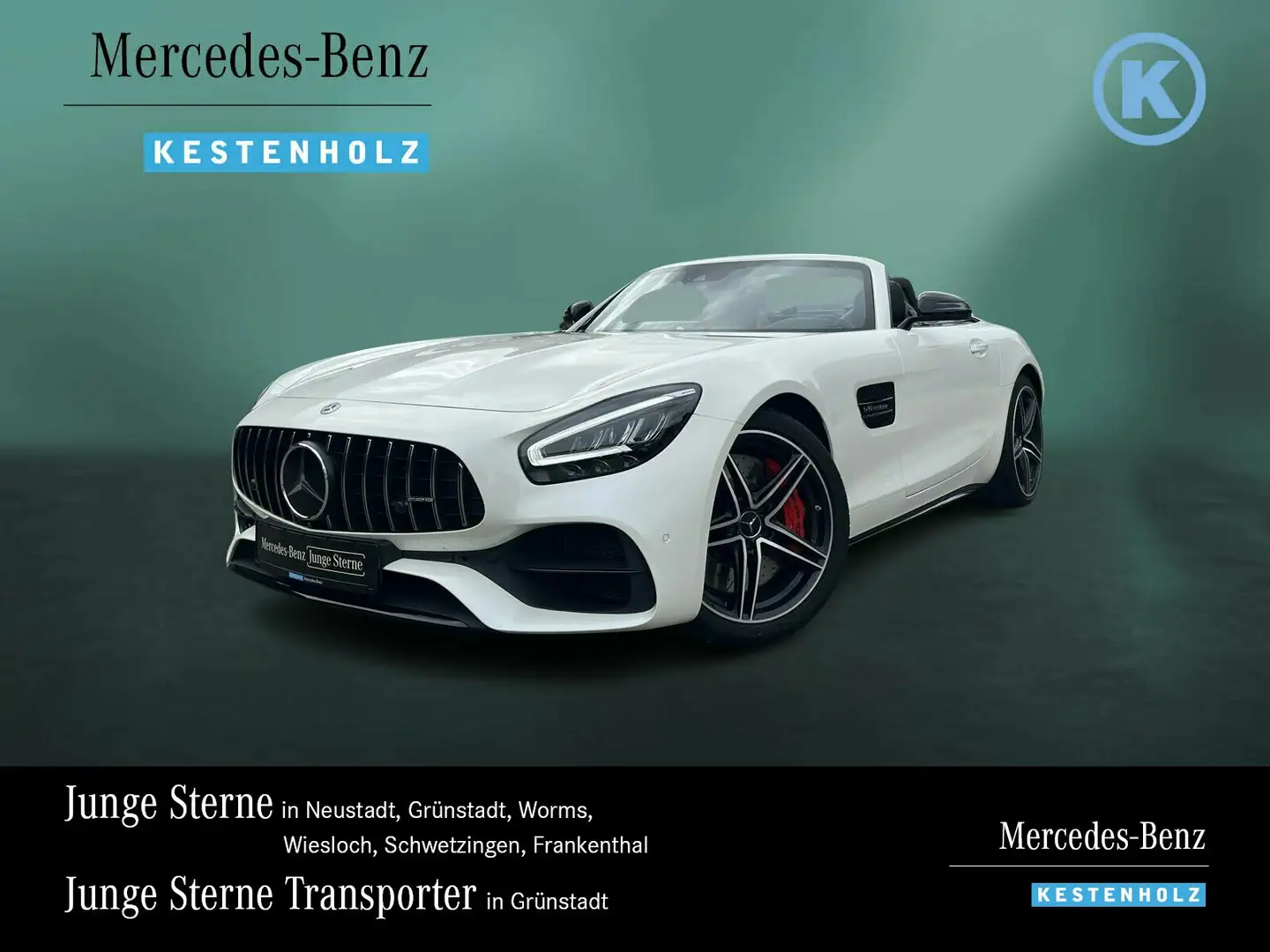 Mercedes-Benz AMG GT AMG GT Roadster NIGHT+PERF-AGA+DISTRO+MEMO+BURME Blanc - 1