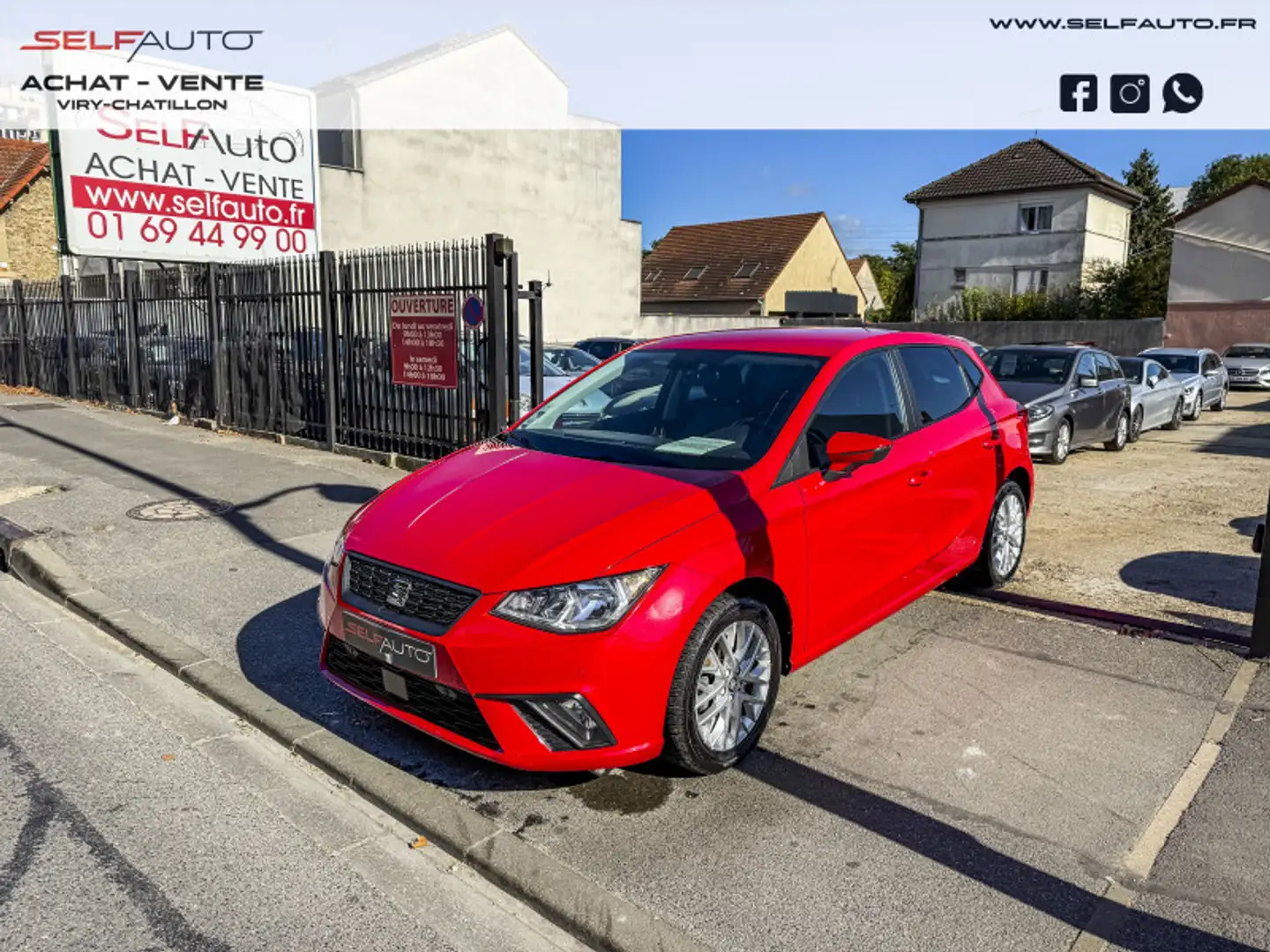 SEAT Ibiza 1.0 ECOTSI 95CH URBAN Rouge - 1