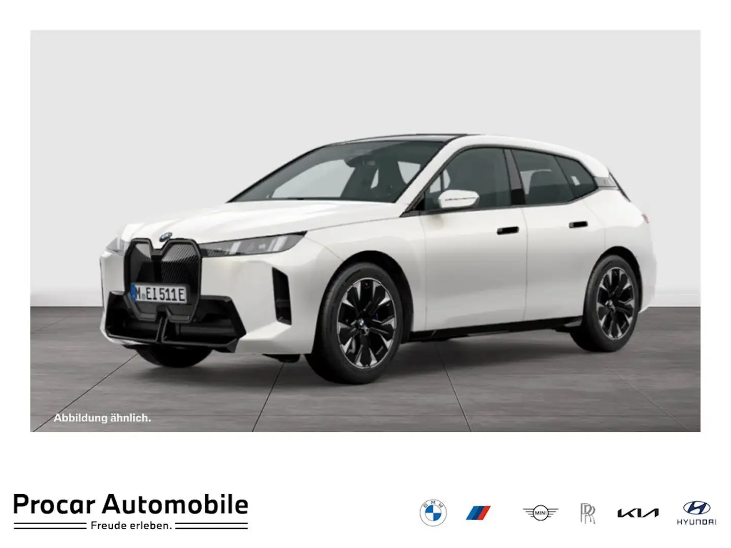 BMW iX xDrive45 M Sport HUD PANO ACC RFK NAVI LED Weiß - 1