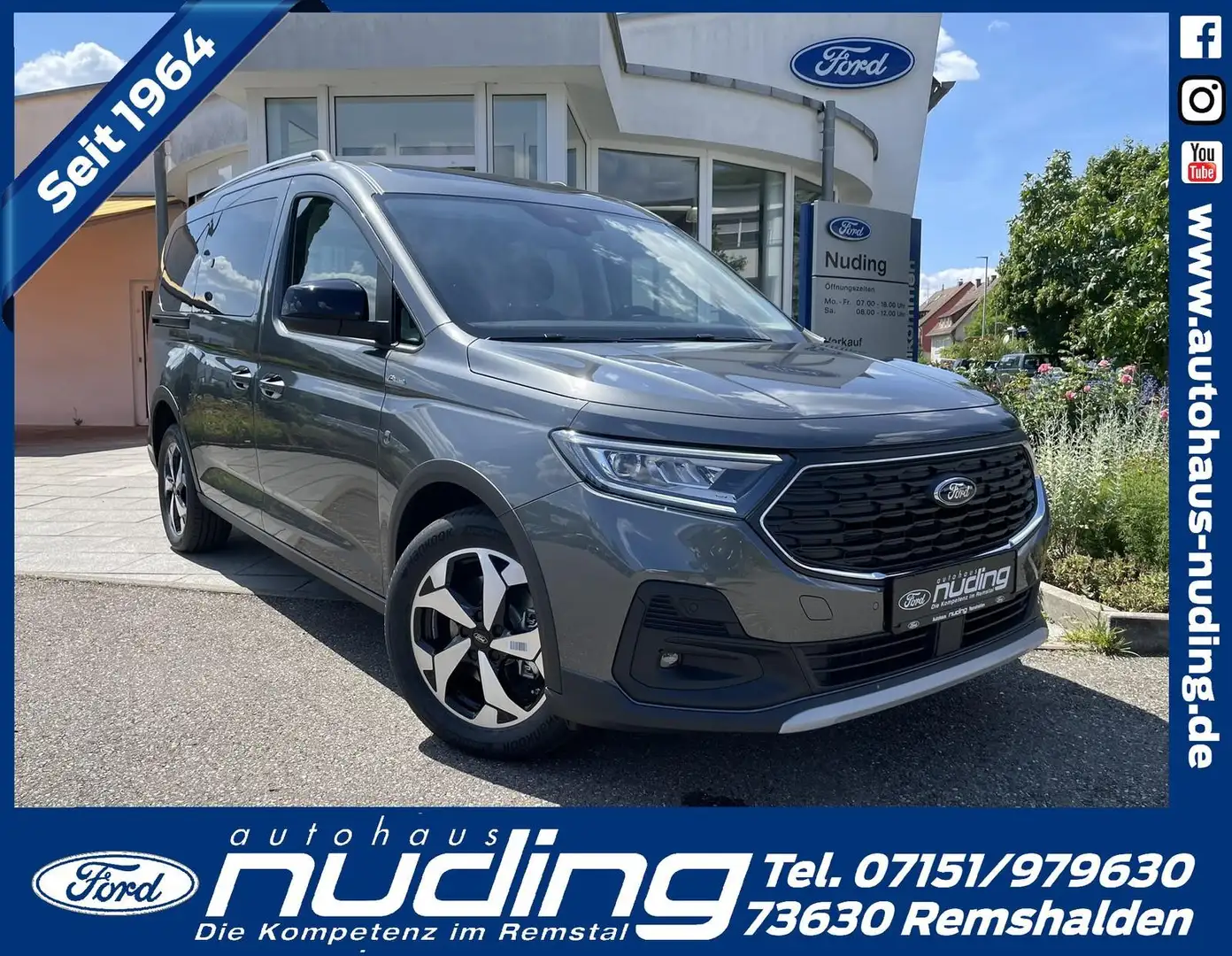 Ford Grand Tourneo Connect 1.5 EcoBoost PHEV Active Gris - 1