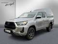 Toyota Hilux HiLux 4x4 Extra Cab Autm. Comfort,KLIMA,AHK,HARDTO Argento - thumbnail 1