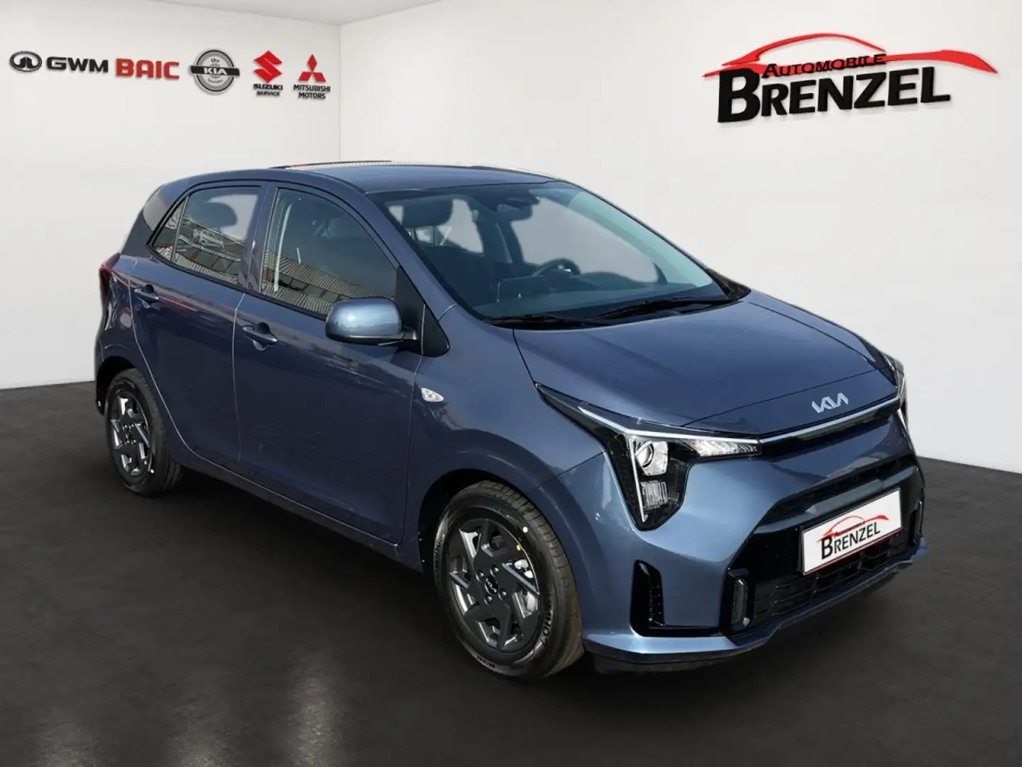 Kia Picanto 1.0 Vision Klima Sitzheizung Tempomat Klima Bleu - 2