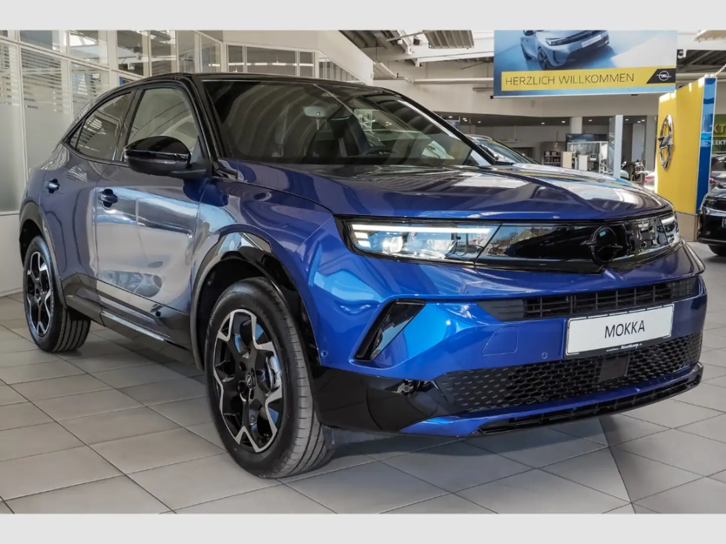 Opel Mokka GS Line 1.2 Voll-LED RückKam Klimaauto Winterpaket Blau - 2