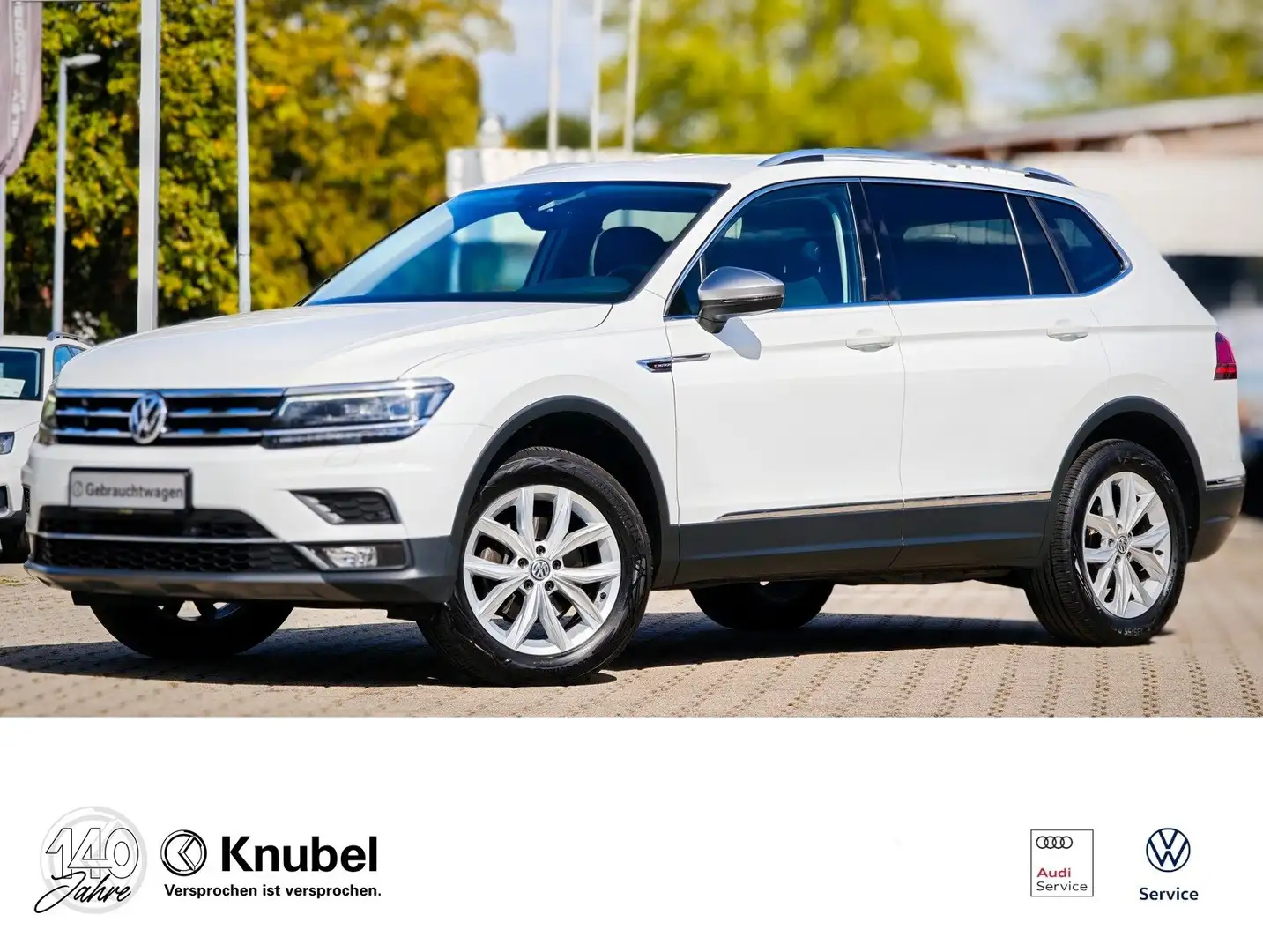 Volkswagen Tiguan Allspace Highline 2.0 TDI DSG 4M Nav*AHK*7Sitz*ACC*SHZ* Blanc - 1