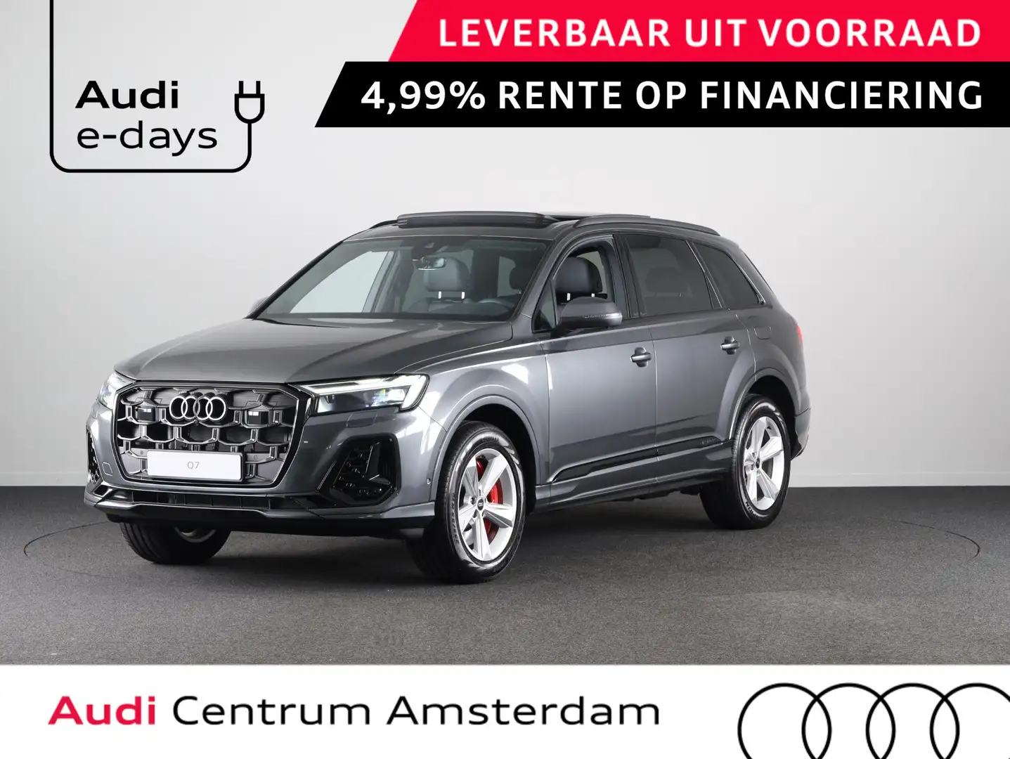 Audi Q7 55 TFSI e quattro Pro Line S 394pk Panoramadak, ad Grijs - 1