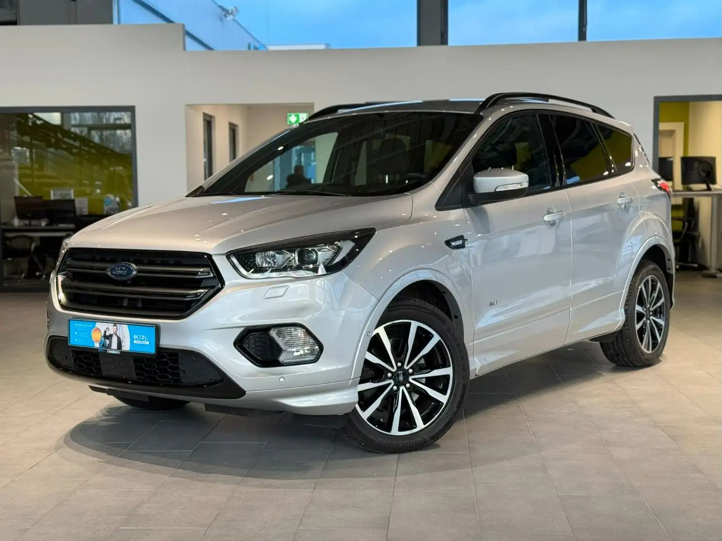 Ford Kuga ST-Line, Xenon, KeyFree, RFK, LHZ, SHZ, AHK Silber - 1