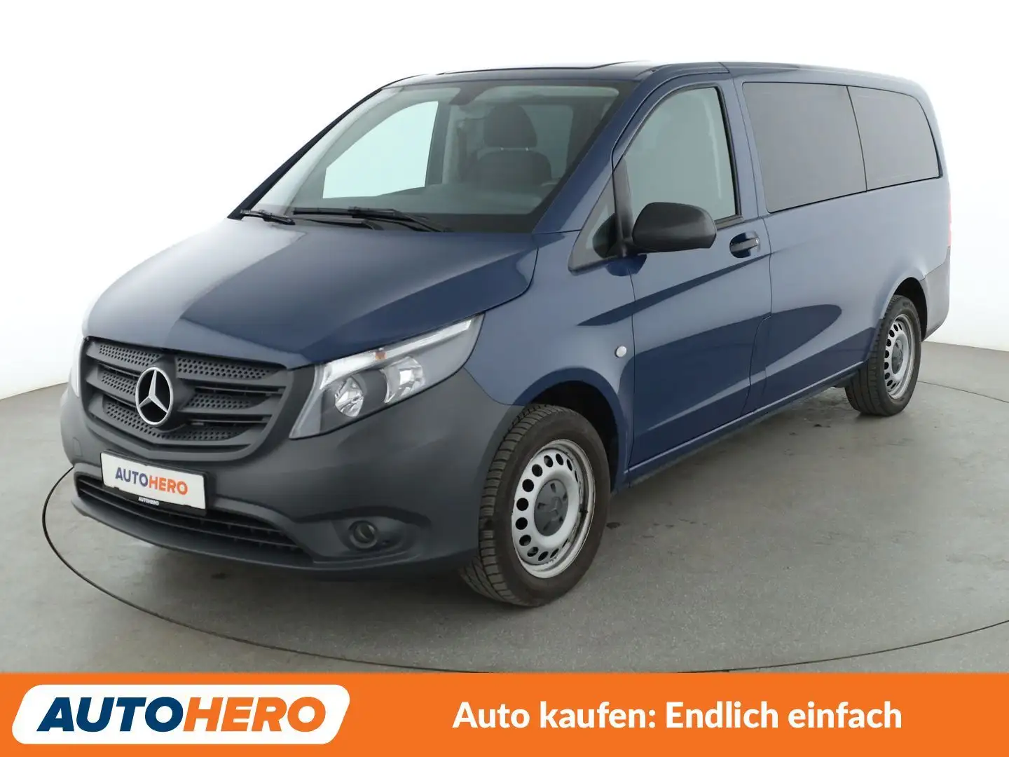 Mercedes-Benz Vito 114 CDI Pro 4x4 lang Aut.*NAVI*TEMPO*PDC*SHZ*KLIMA Blau - 1