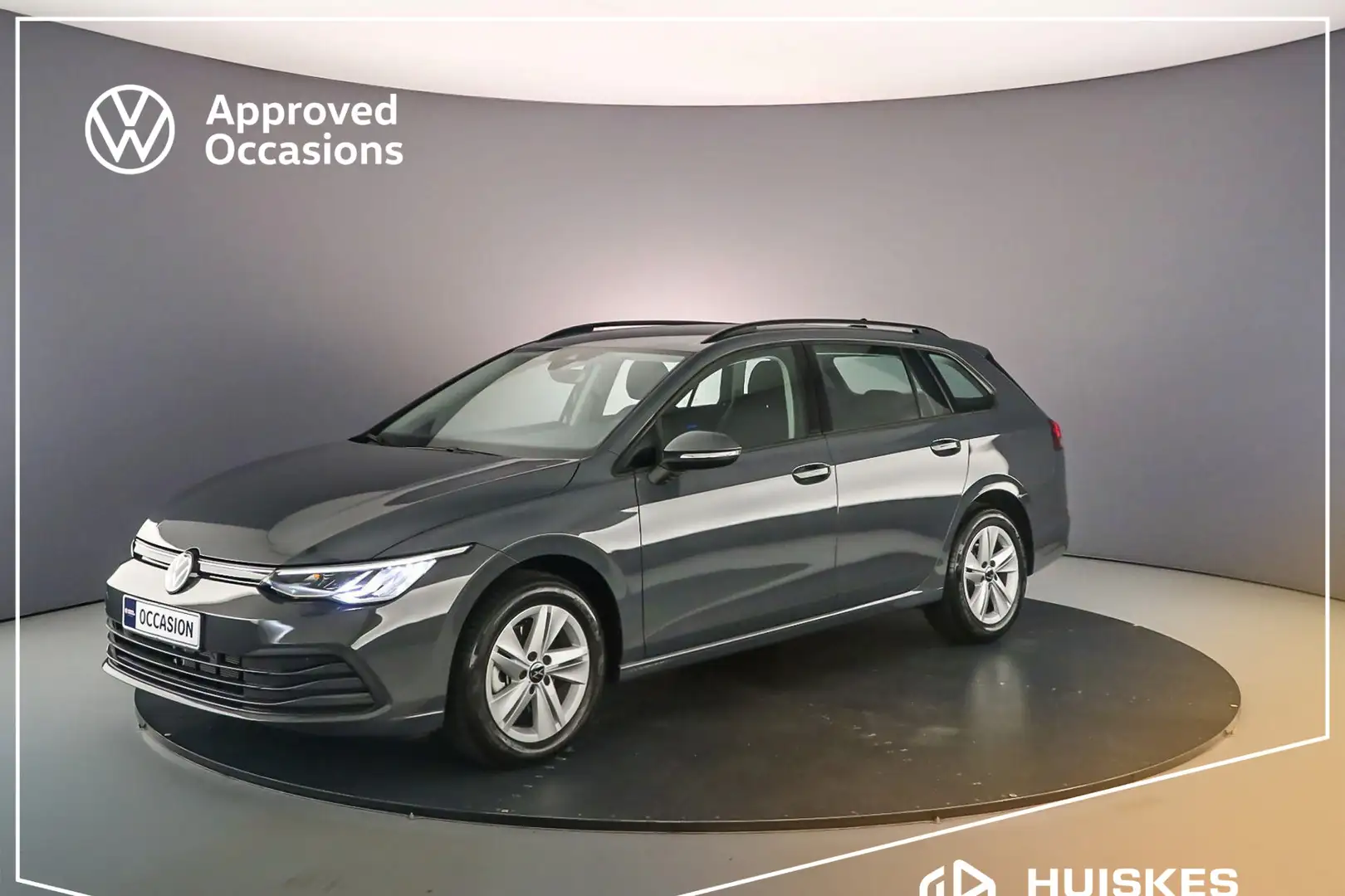 Volkswagen Golf Variant Life Business 1.0 eTSI 110pk DSG Automaat Adaptive Gris - 1
