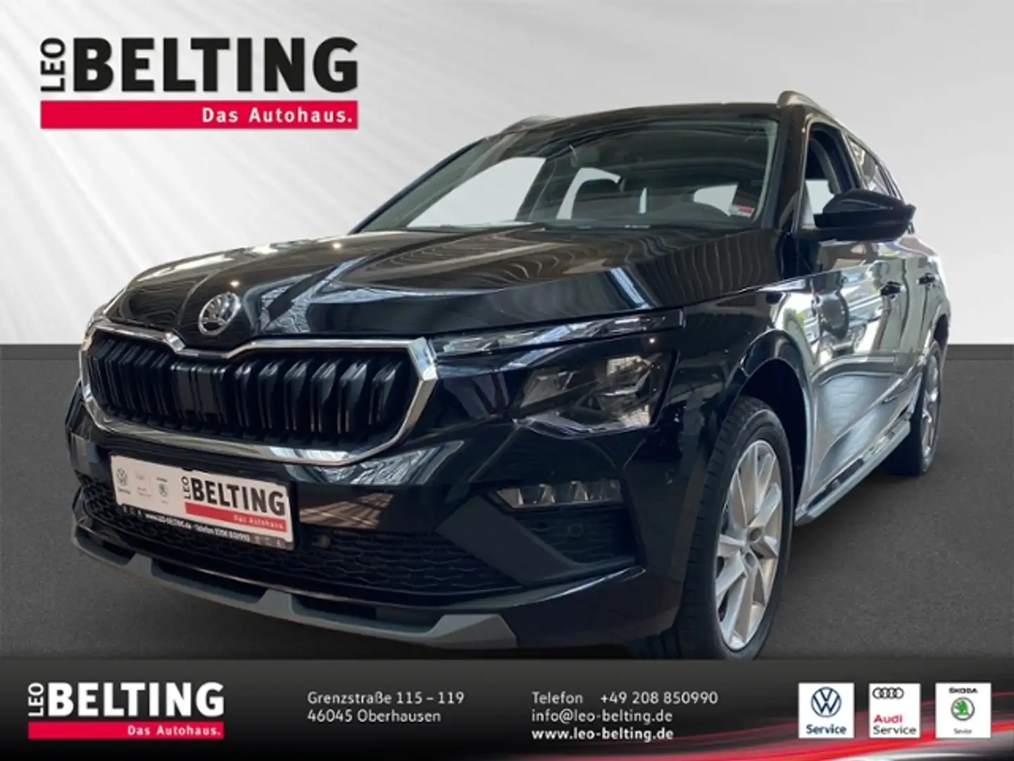 Skoda Kamiq Top Selection 1.0 TSI DSG Navi AHK Matrix Keyless Schwarz - 1
