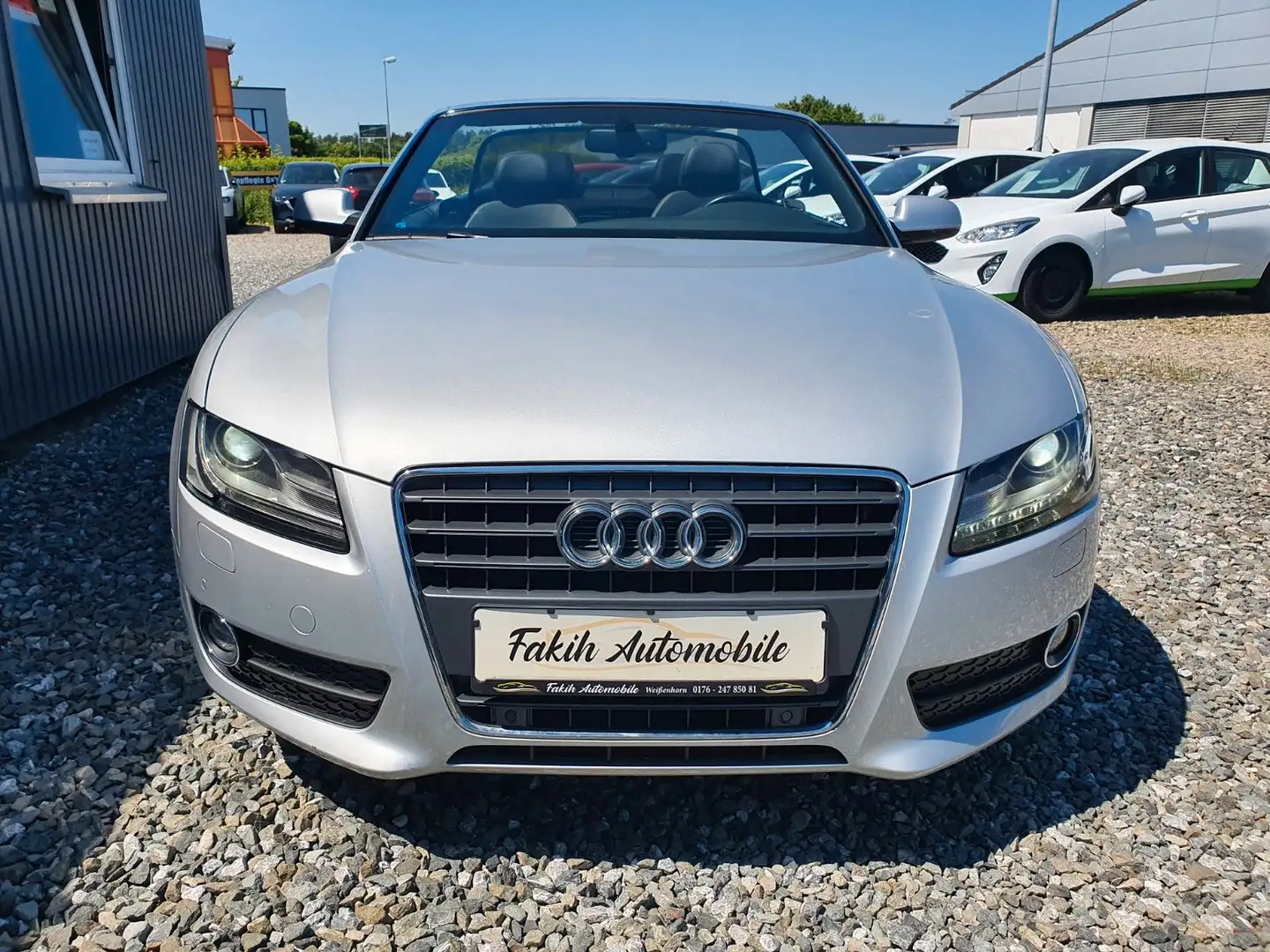 Audi A5 Cabriolet 1.8 TFSI 8fach ber. Teilleder Xenon Zilver - 2