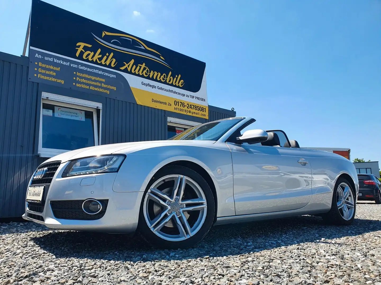 Audi A5 Cabriolet 1.8 TFSI 8fach ber. Teilleder Xenon Zilver - 1