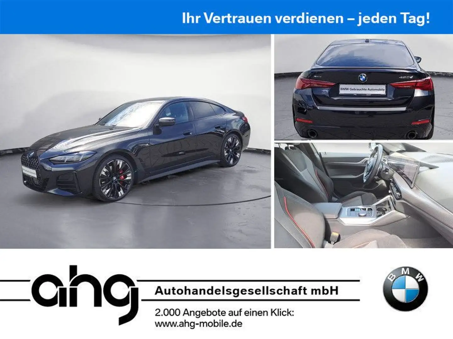 BMW 420 *MSport*Navi*Memory*HiFi* Schwarz - 1
