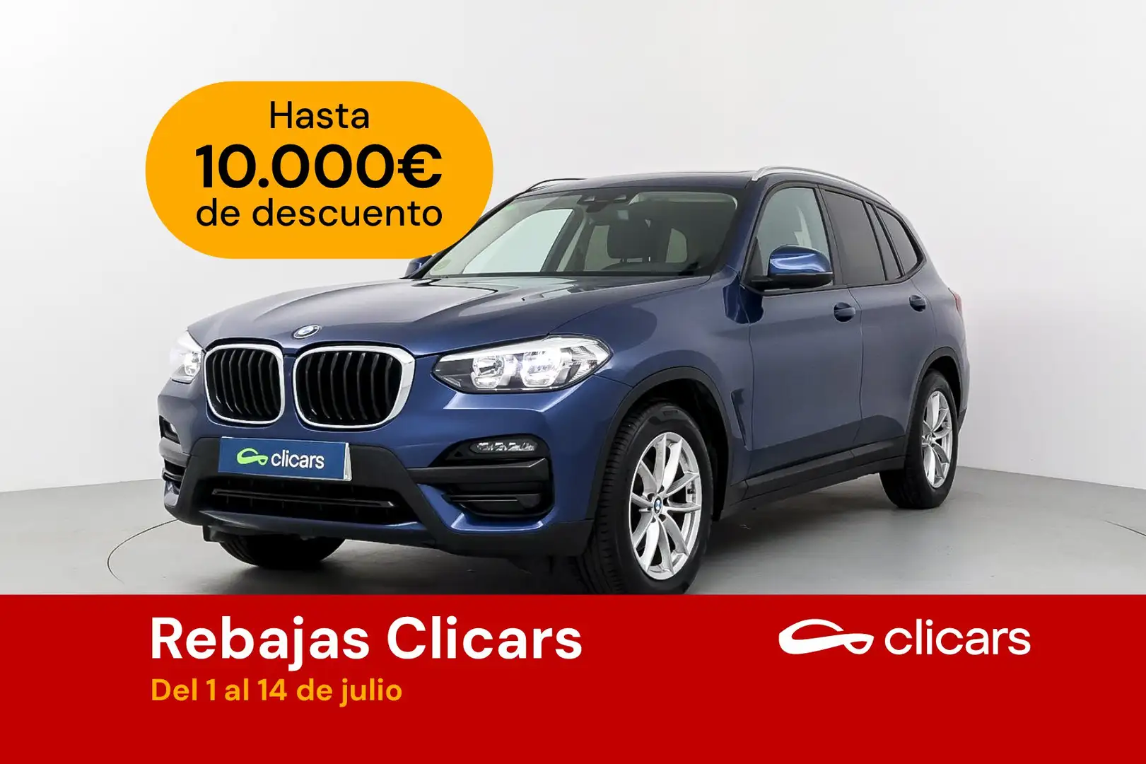 BMW X3 xDrive 20dA Azul - 1