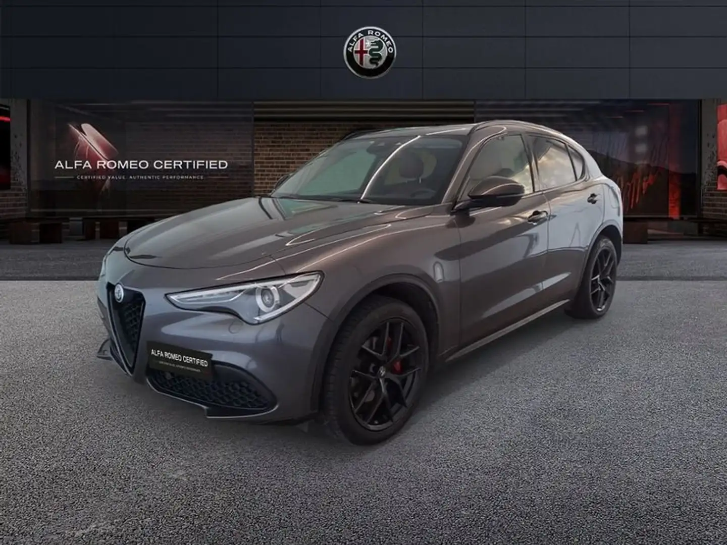 Alfa Romeo Stelvio 2.2 Turbo Diesel 210CV AT8 Q4 B-Tech Grigio - 1