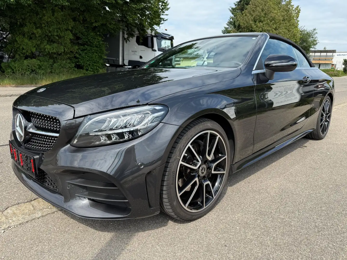 Mercedes-Benz C 200 Cabrio AMG-Line NAVI/ACC/LED Grau - 2