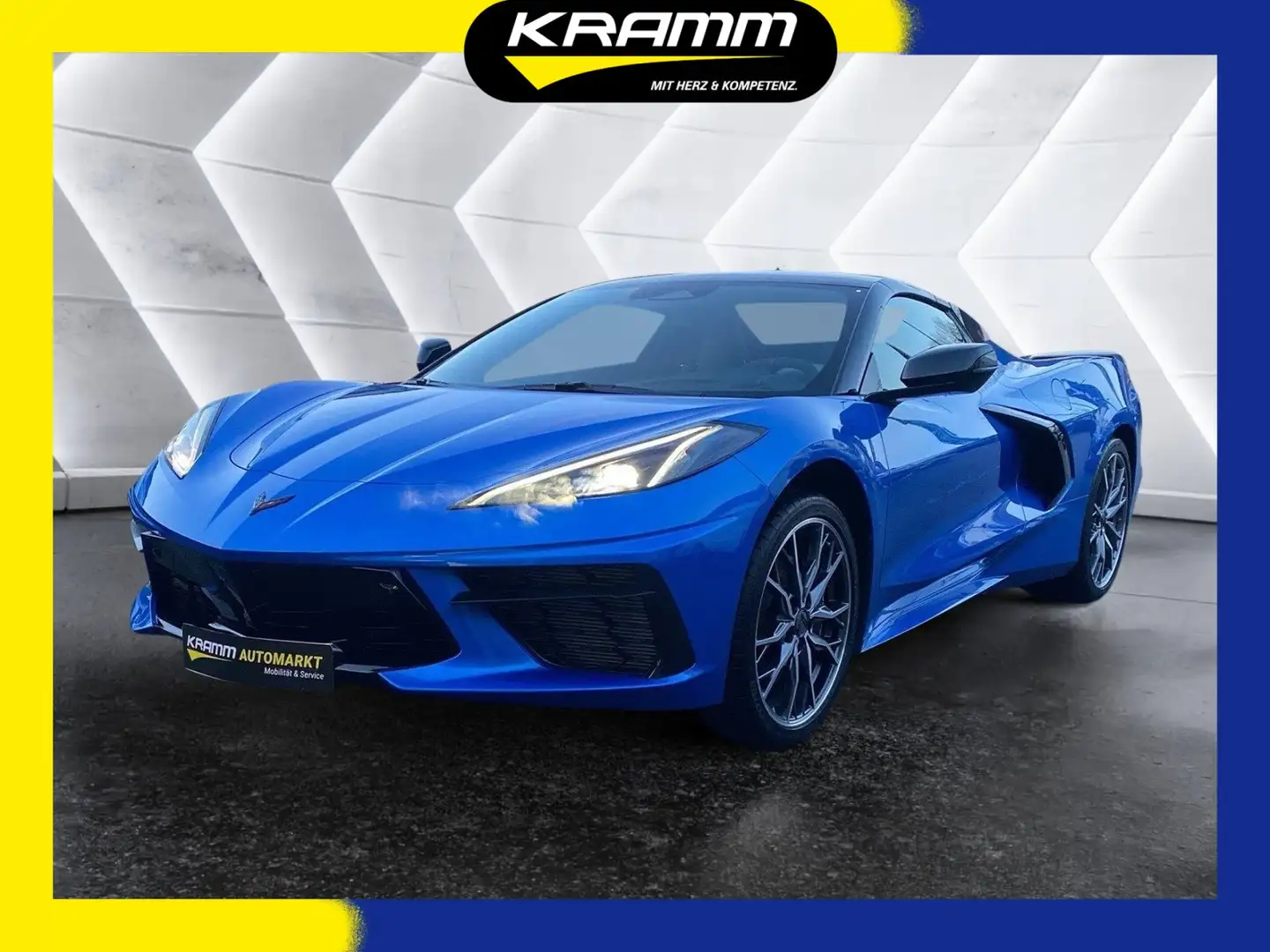 Corvette C8 Cabrio 3LT *Z51*Front Lift*Magnetic Ride Blau - 1