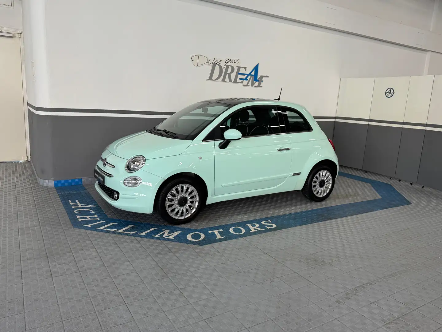 Fiat 500 500 1.2 Lounge 69cv *13450km* Neopatentati Blau - 1